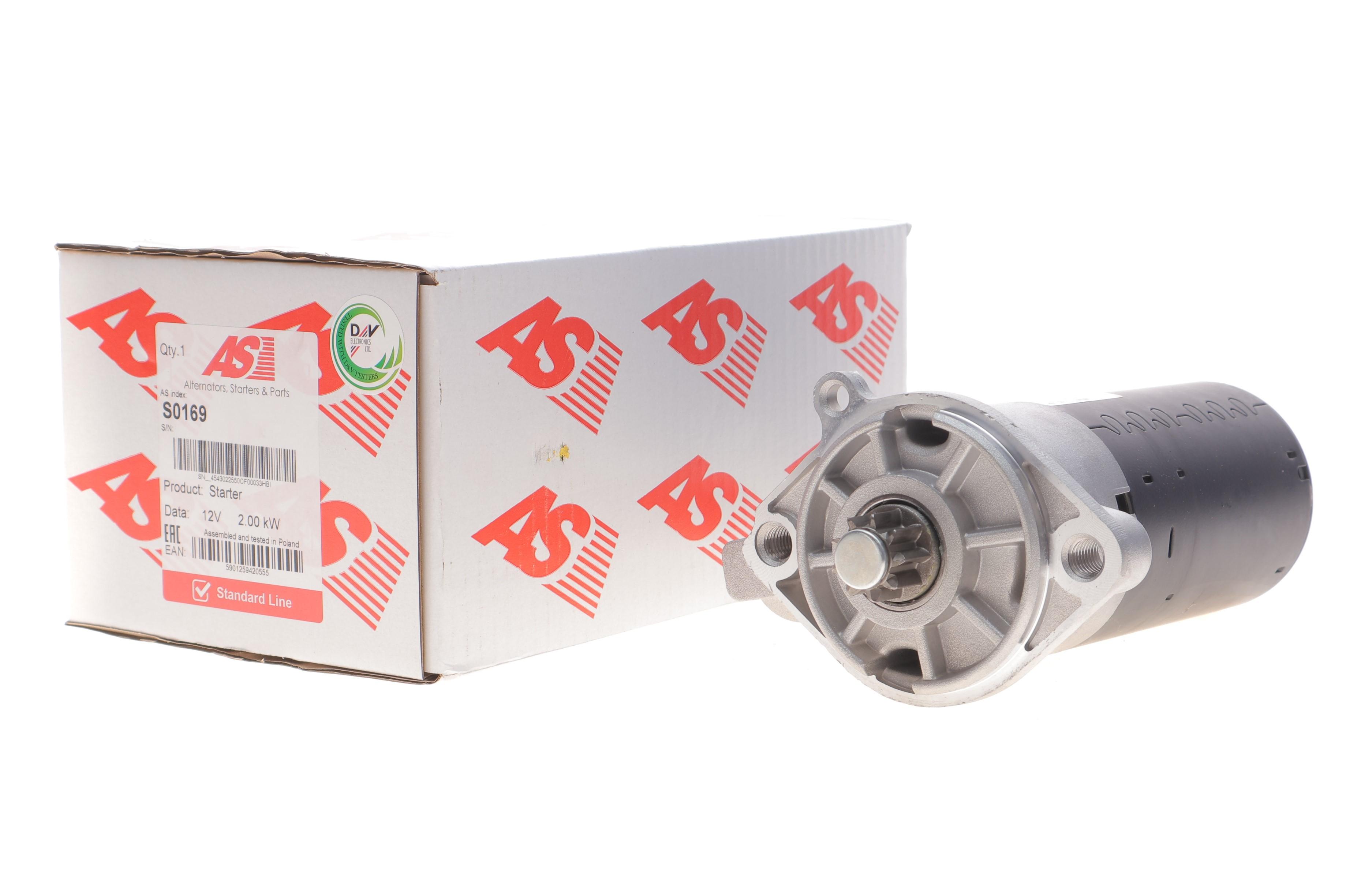 Стартер VW LT 28-46 II 2.5 SDI 96-06/Chevrolet Matiz 1.0 05-11 (2kw) (z=9)