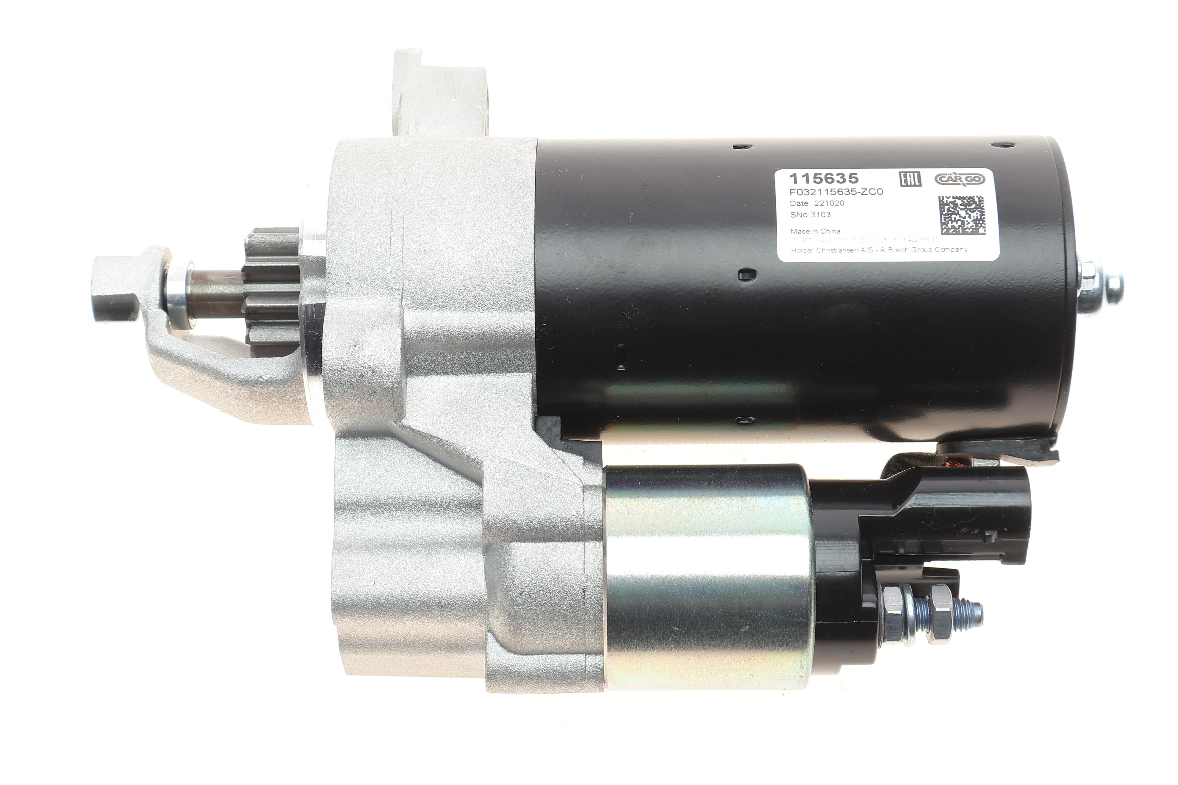 Стартер Audi A4/A5/A6/Q5 2.0TDI 07-17 (12V/1.7kw) (z=10) = 115635