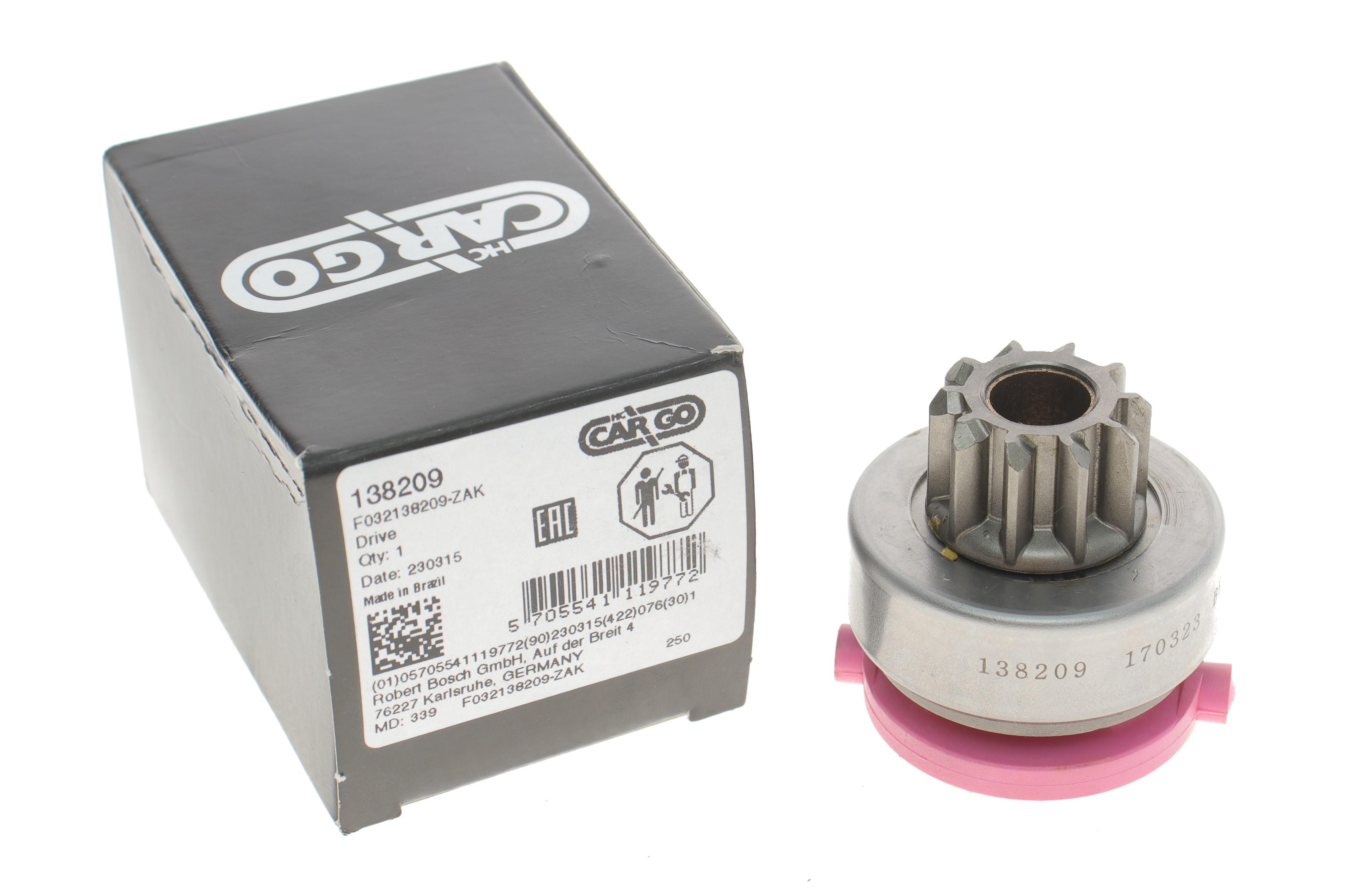 Бендикс стартера Ford Escort/Focus/Mondeo II 1.6-2.0 95-13 (z=10) = 138209