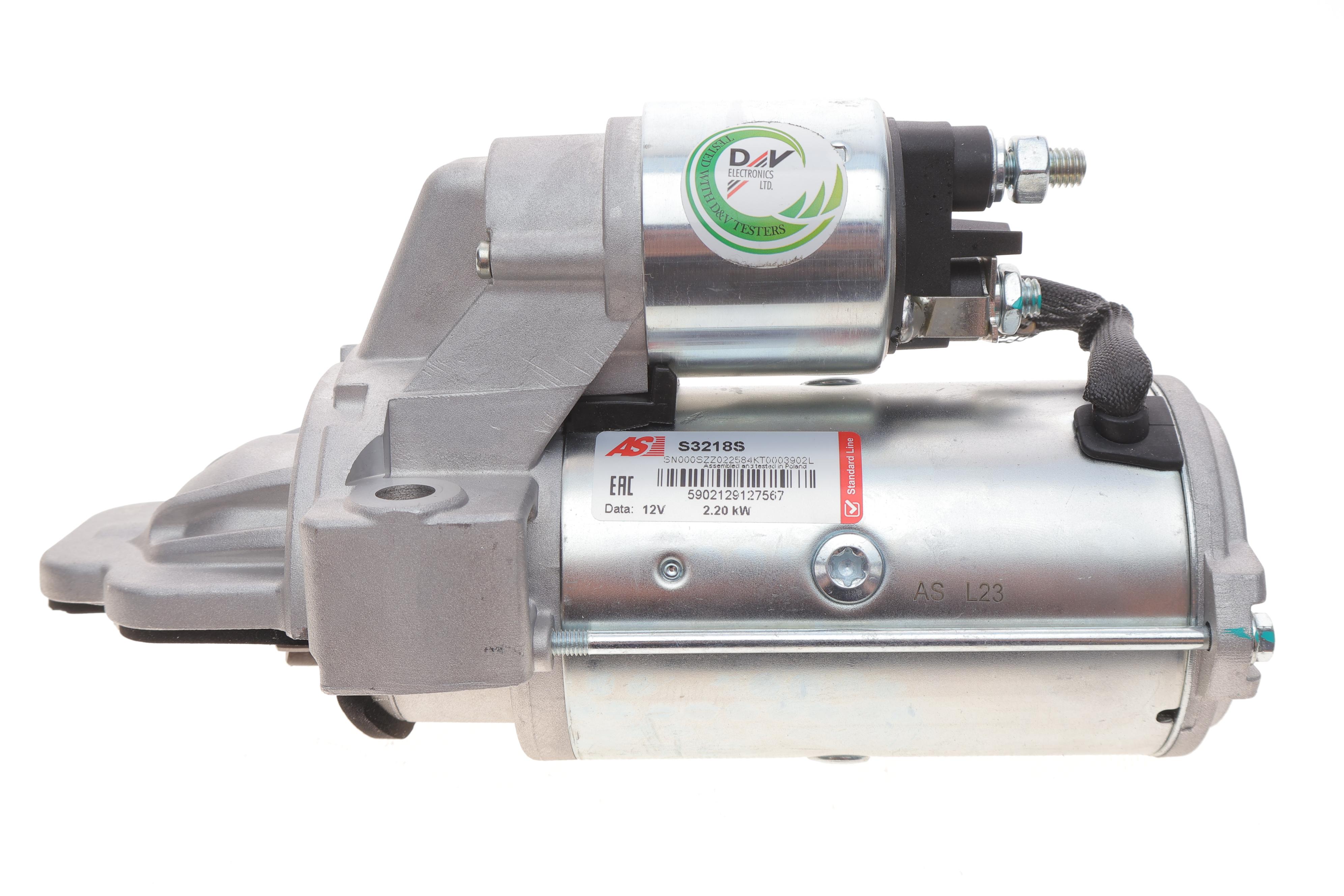 Стартер Ford Transit 2.2 TDCi RWD 11-18 (12V/2.2kw) (z=12)