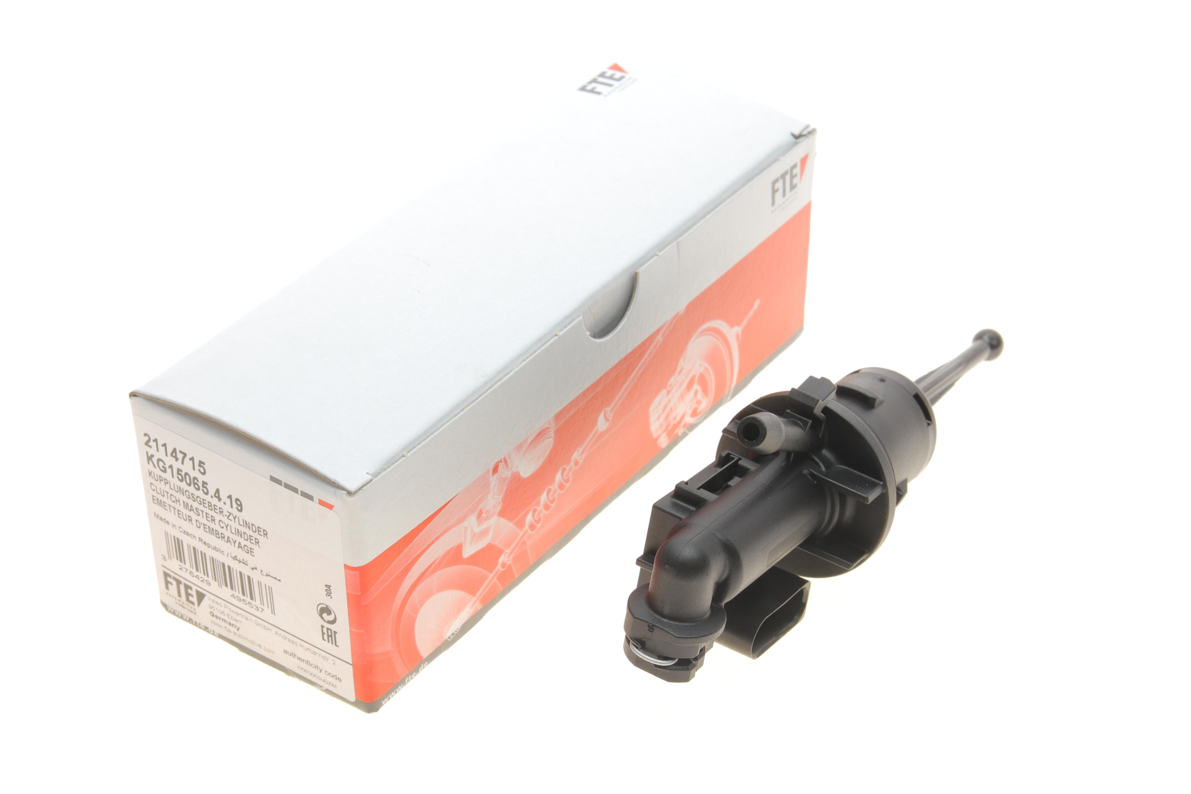 Циліндр зчеплення (головний) VW Passat/Tiguan 1.4TSI-2.0TSI/1.6TDI-2.0TDI 05- (d=15.87) =KG15065.4.19