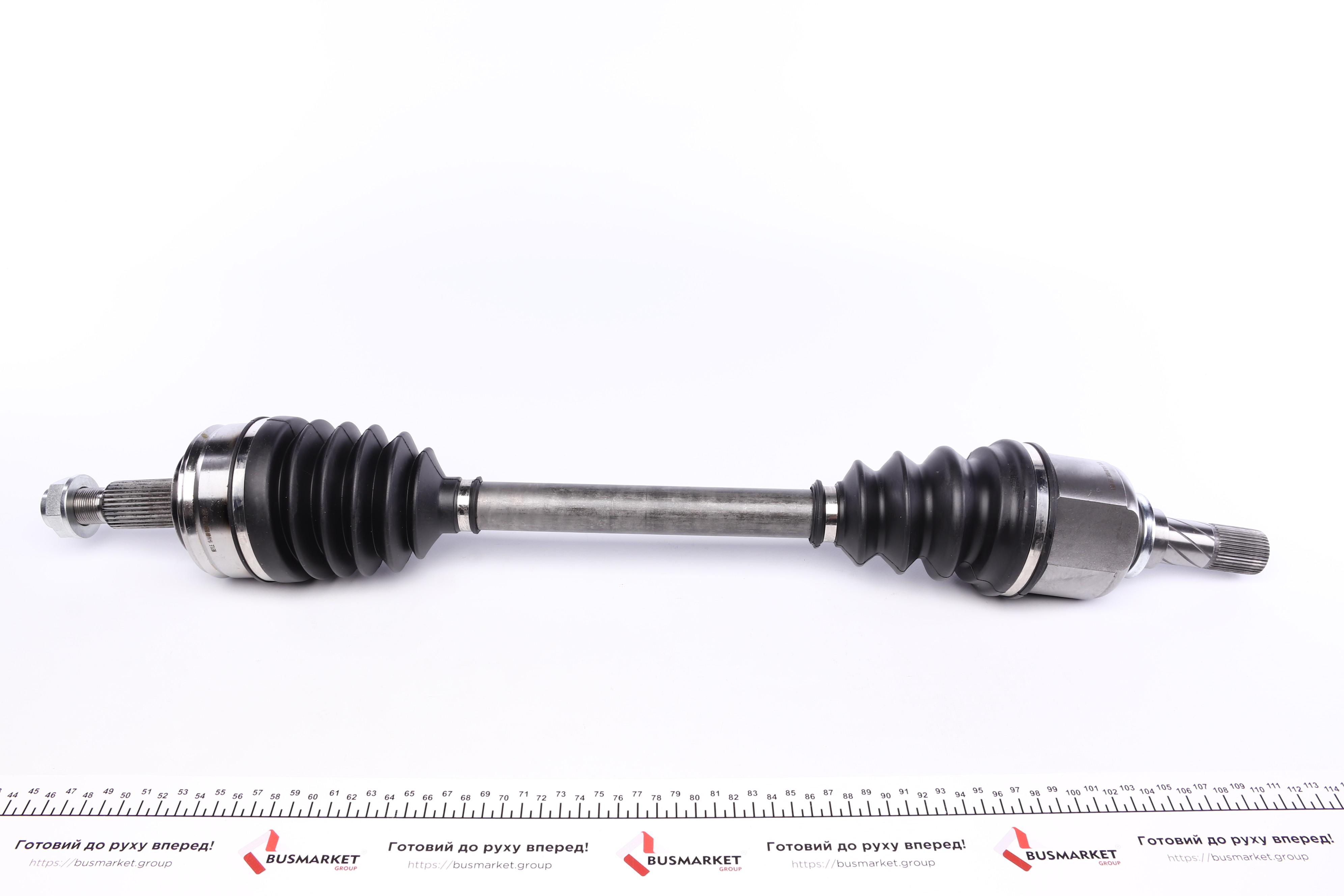 Піввісь (передня) Renault Master III 2.3dCi 10- (L) (31x39x743)