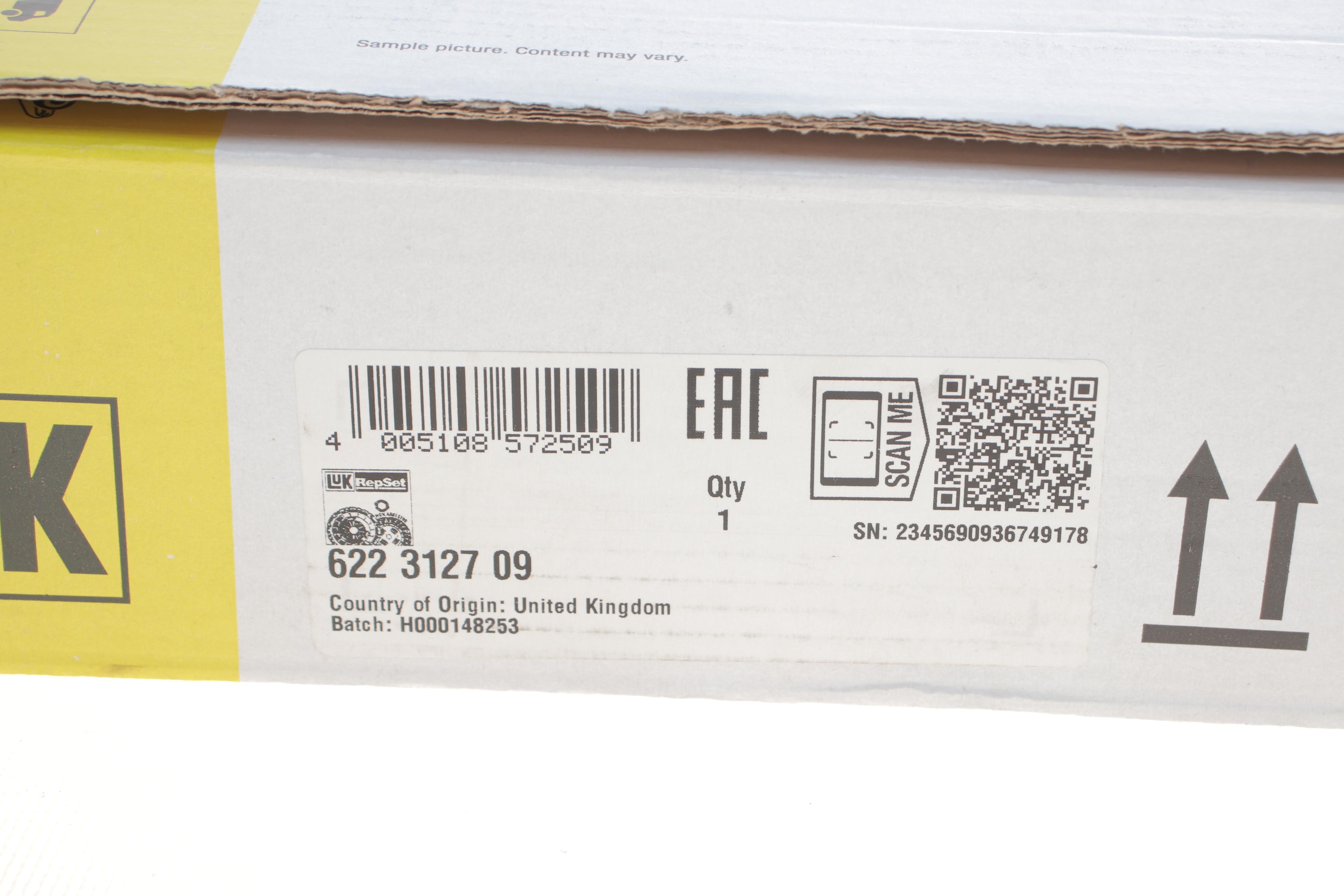 Комплект зчеплення Renault Megane III/Scenic III 1.6 16V 05-, d=220mm, K4M