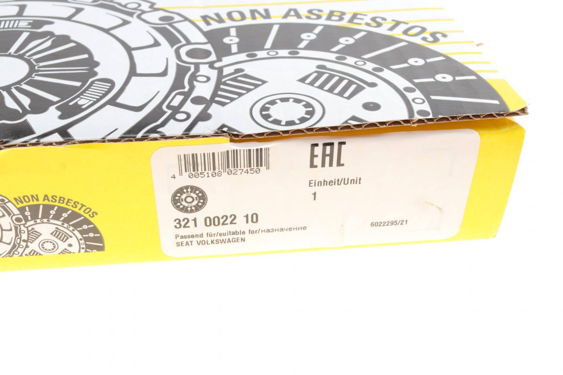 Диск зчеплення VW Caddy I/Golf II/III 1.6-1.8