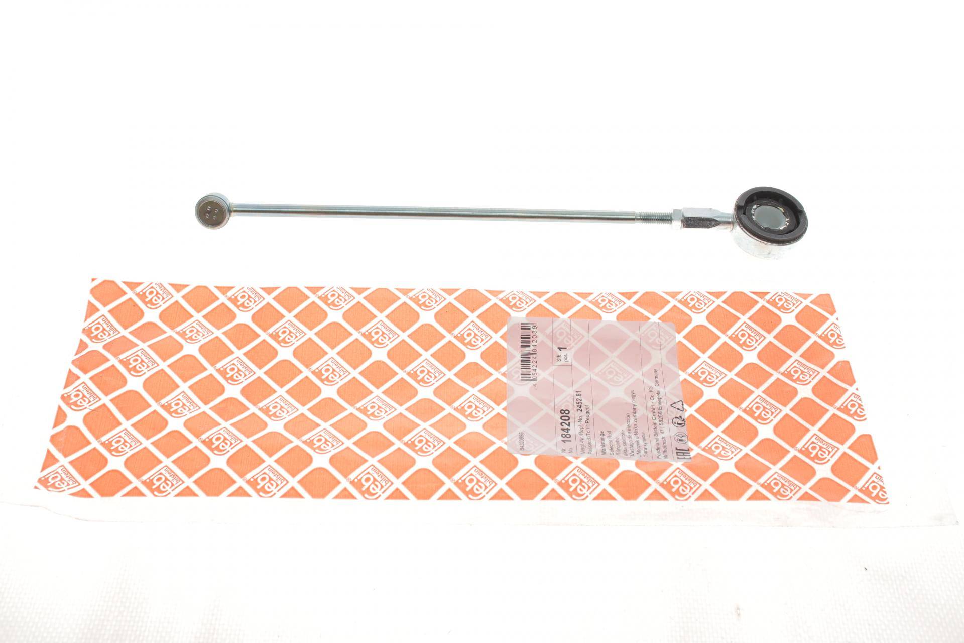 Тяга перемикання передач Citroen Berlingo 1.6HDI 05- (255mm)