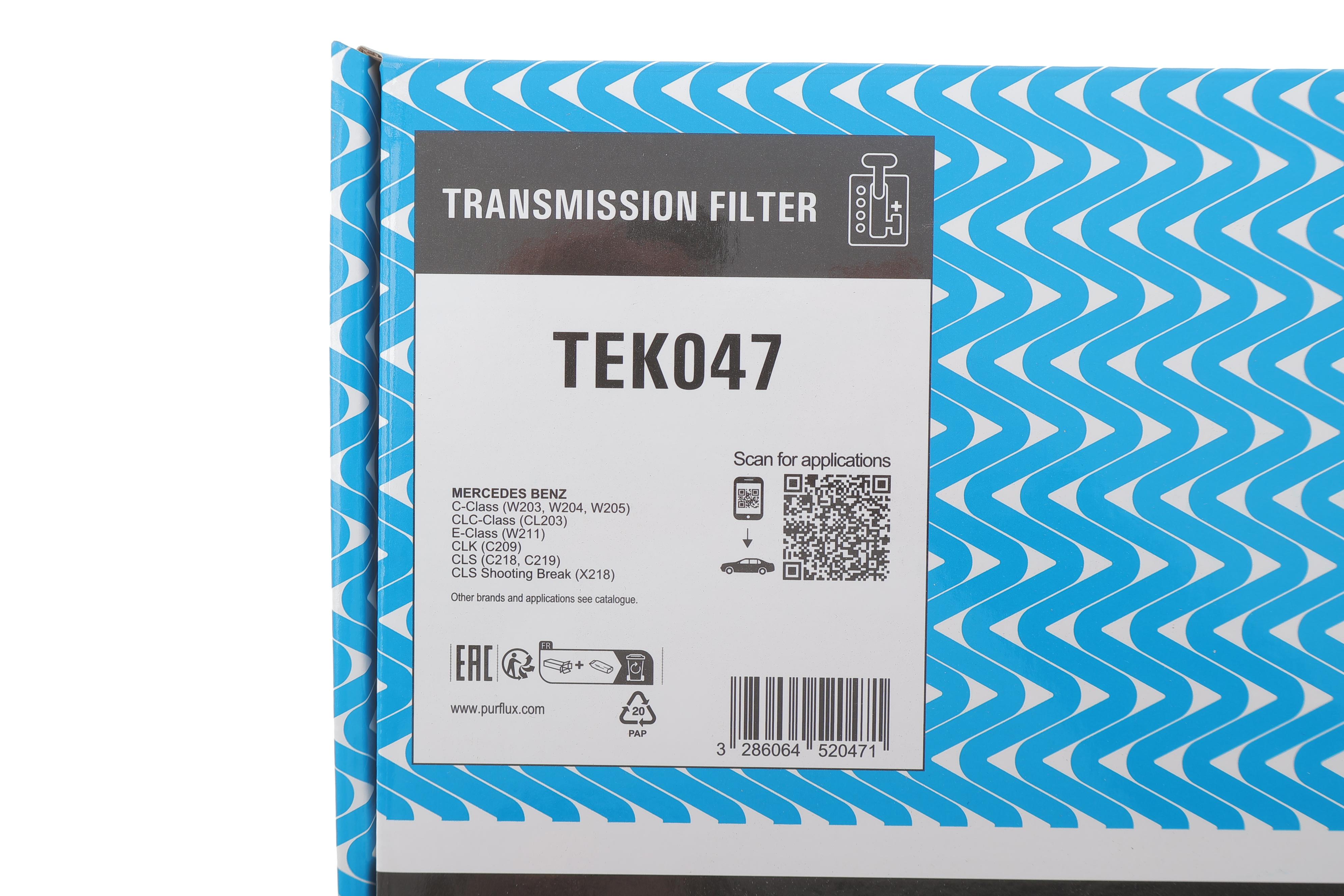 Фільтр АКПП MB C-class (W203/204) E-class (W211/212) M-class (W164) S-class 98- (з прокладкою)