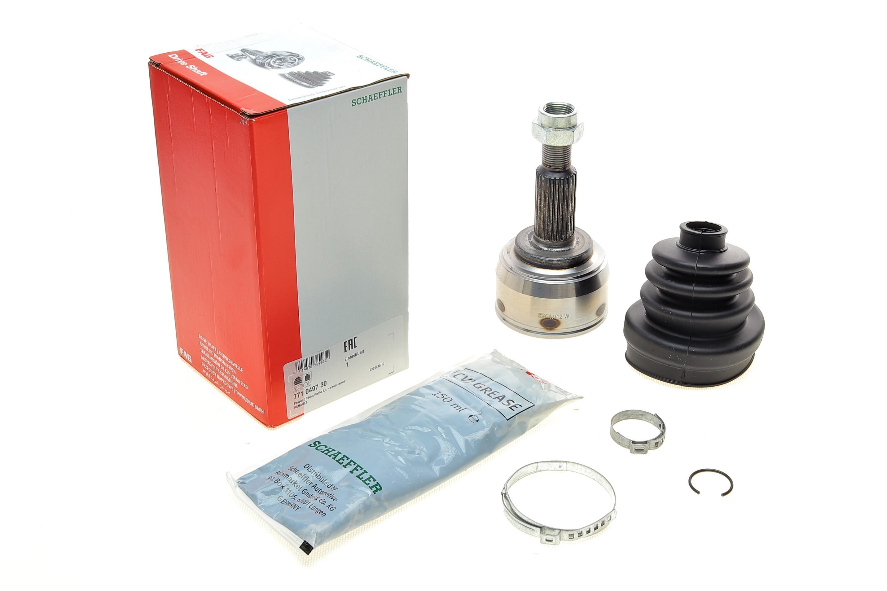 ШРКШ (зовнішній) Renault Scenic II 1.4/1.6 03-08 (25/22z)