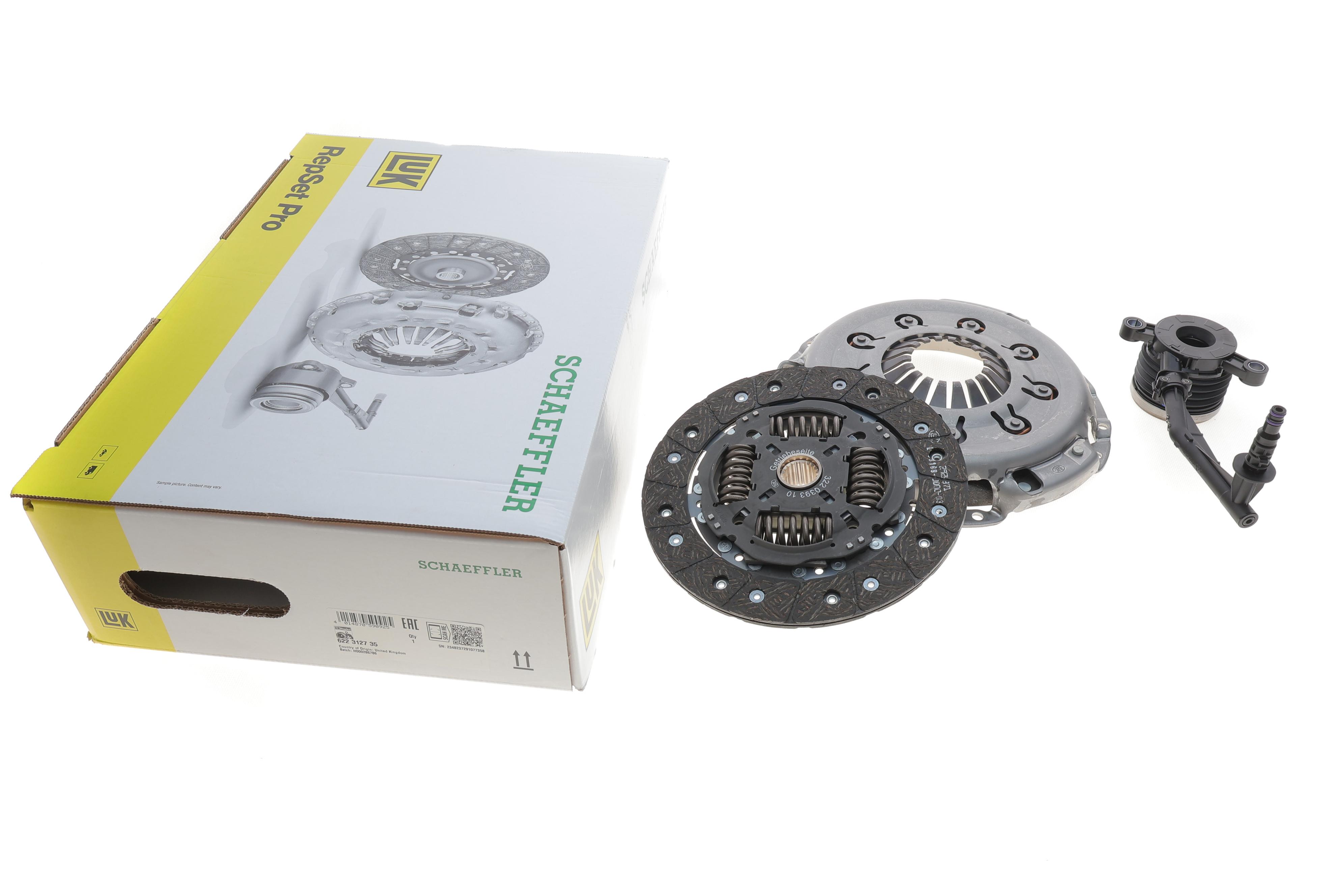 Комплект зчеплення Renault Duster 1.6 16V 4x4, 11-15, 75kw, (K4M 646/606/690/490)