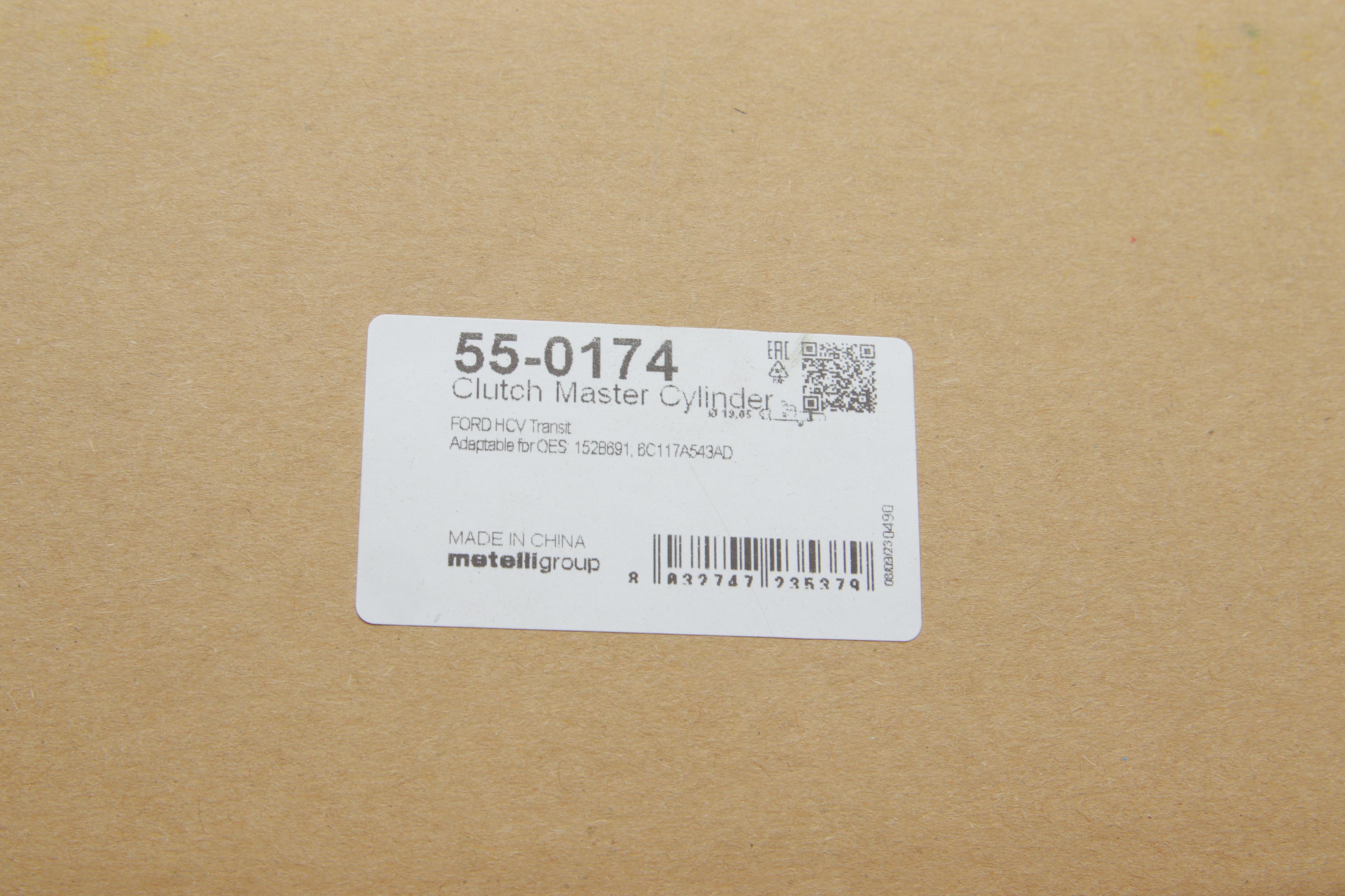 Циліндр зчеплення (головний) Ford Transit 06-14 (d=19.05mm)