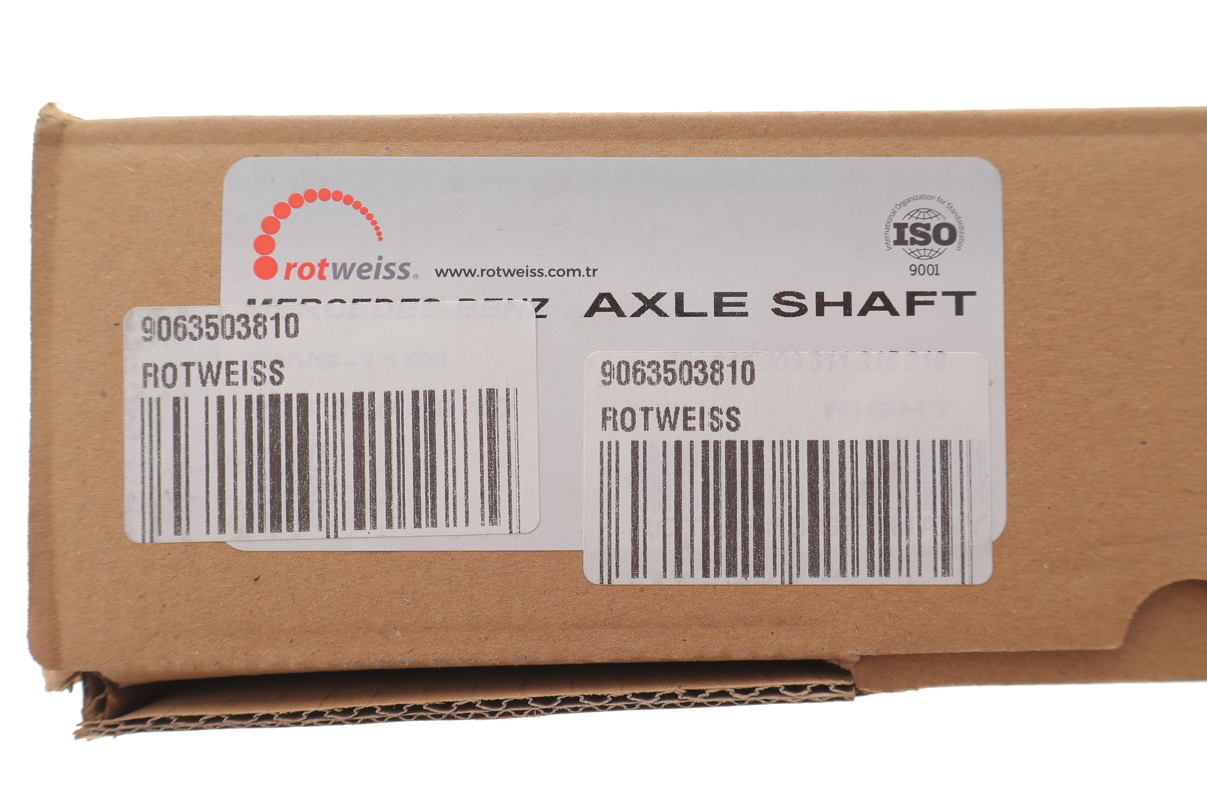 Піввісь (задня) MB Sprinter/VW Crafter 06- (R) (d=34.65/z=26/l=890) (без підшипника)