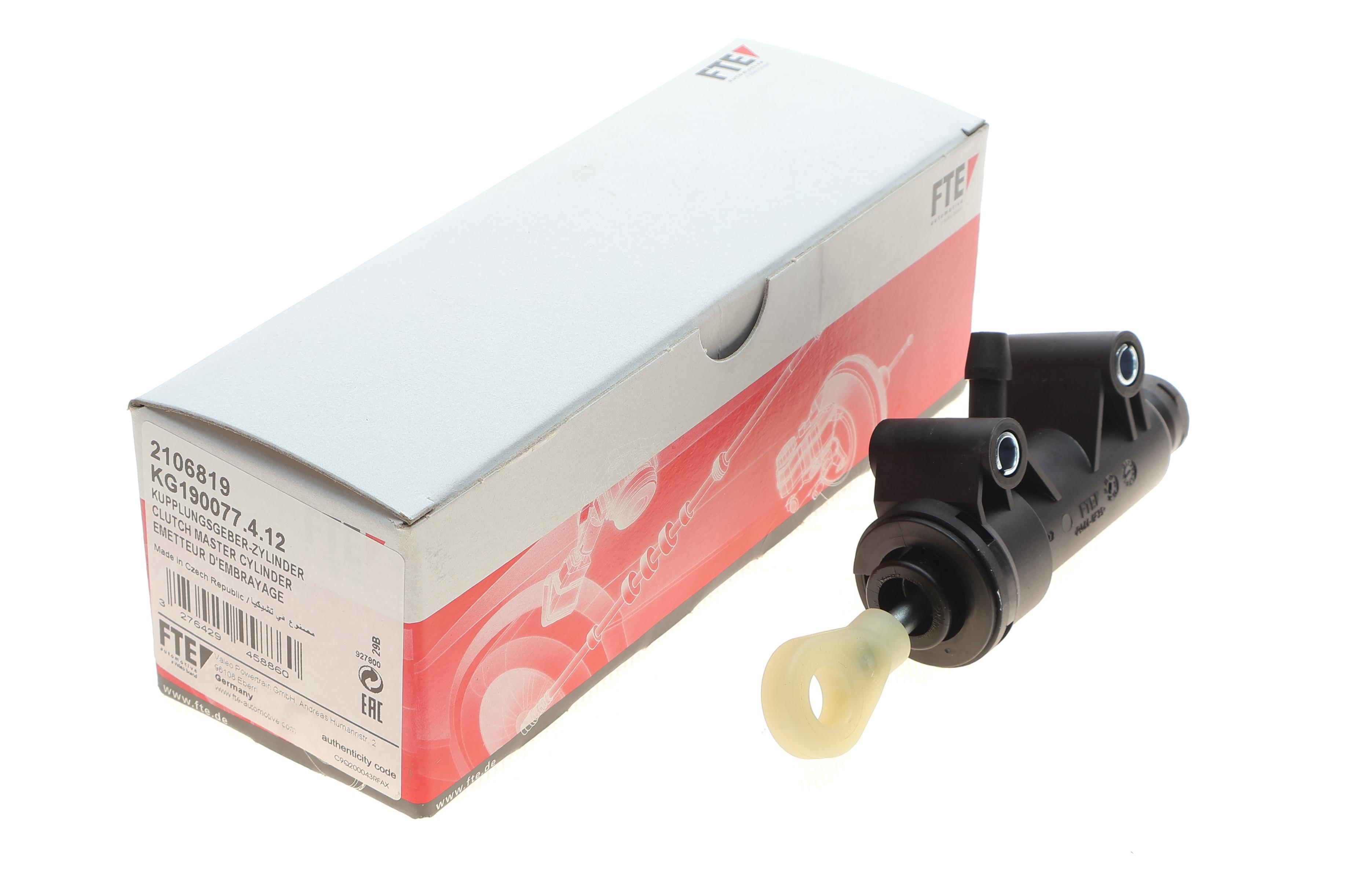 Циліндр зчеплення (головний) BMW 5 (E39) 95- (d=19mm) = KG190077.4.12