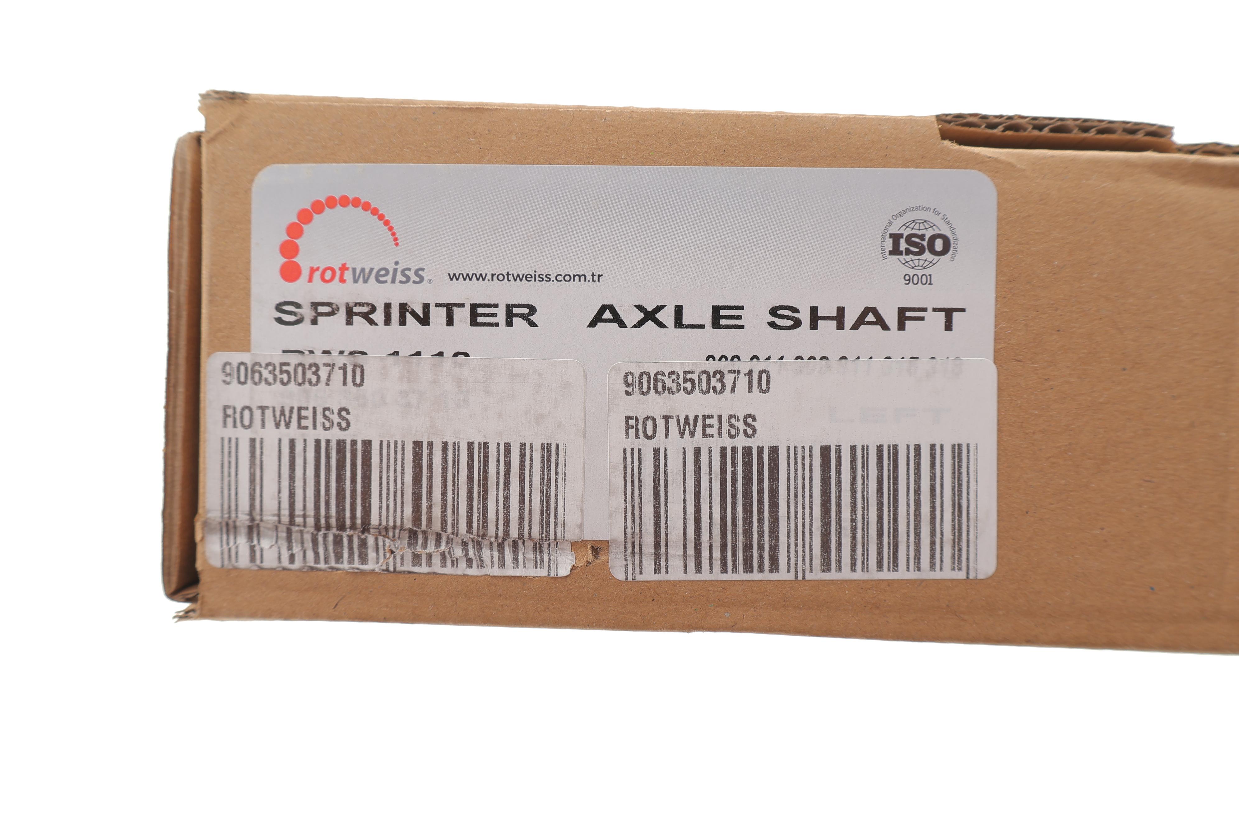 Піввісь (задня) MB Sprinter/VW Crafter 06- (L) (d=34.65/z=26)(без підшипника)