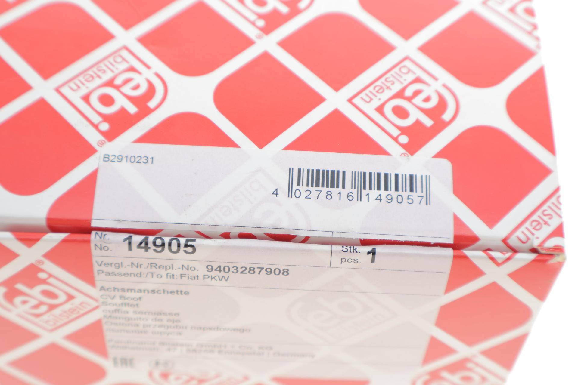 Пильник ШРКШ (внутрішній) Fiat Ducato/Scudo/Citroen Jumper 94-02 1.4t (28x75x94)