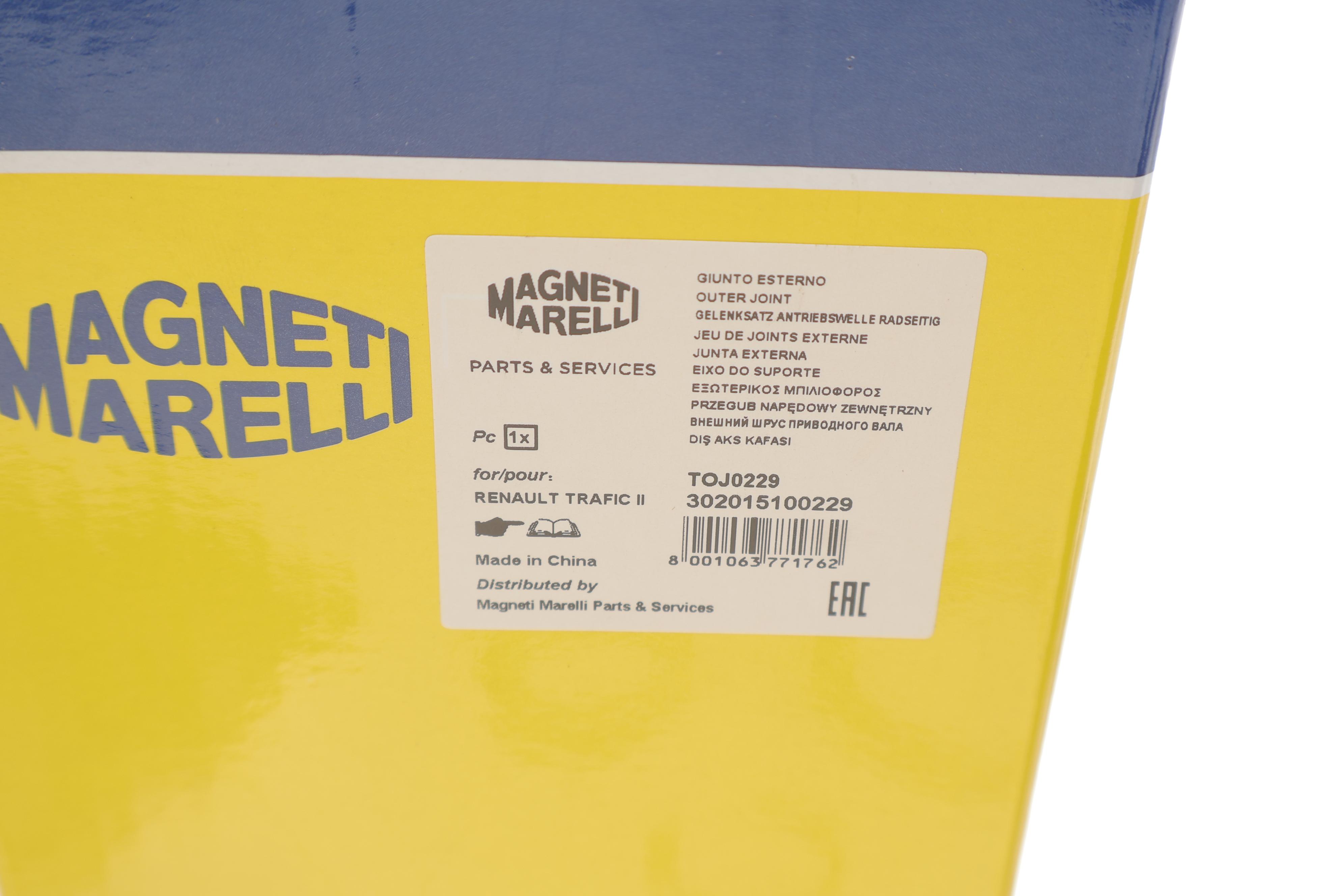 ШРКШ (зовнішній) Renault Trafic 1.9dCi 01- (27/26z) (TOJ0229)