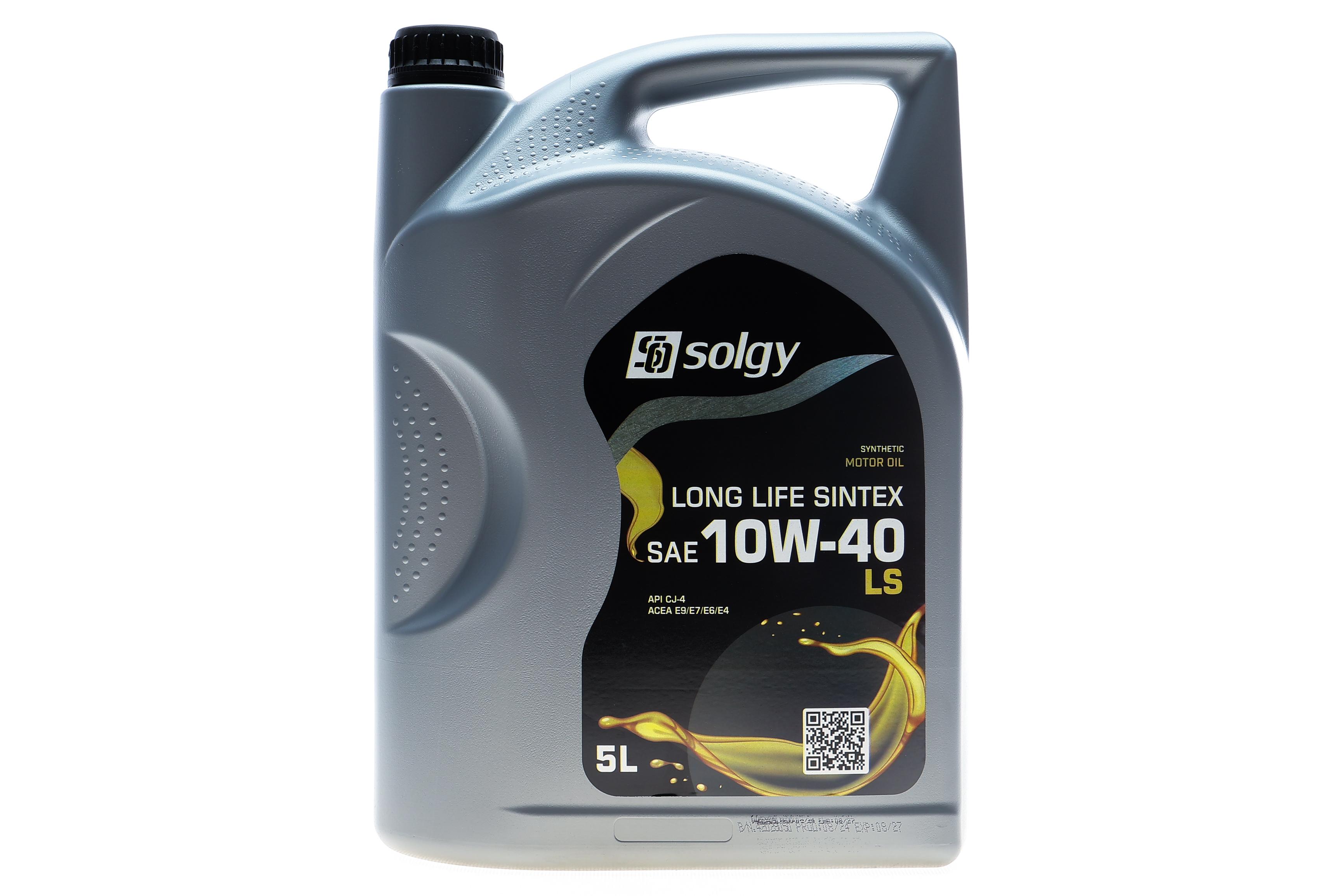 Олива 10W40 LONG LIFE SINTEX LS (5L) (MB 228.51/MB 228.31/ACEA E4/E6/E7/E9)