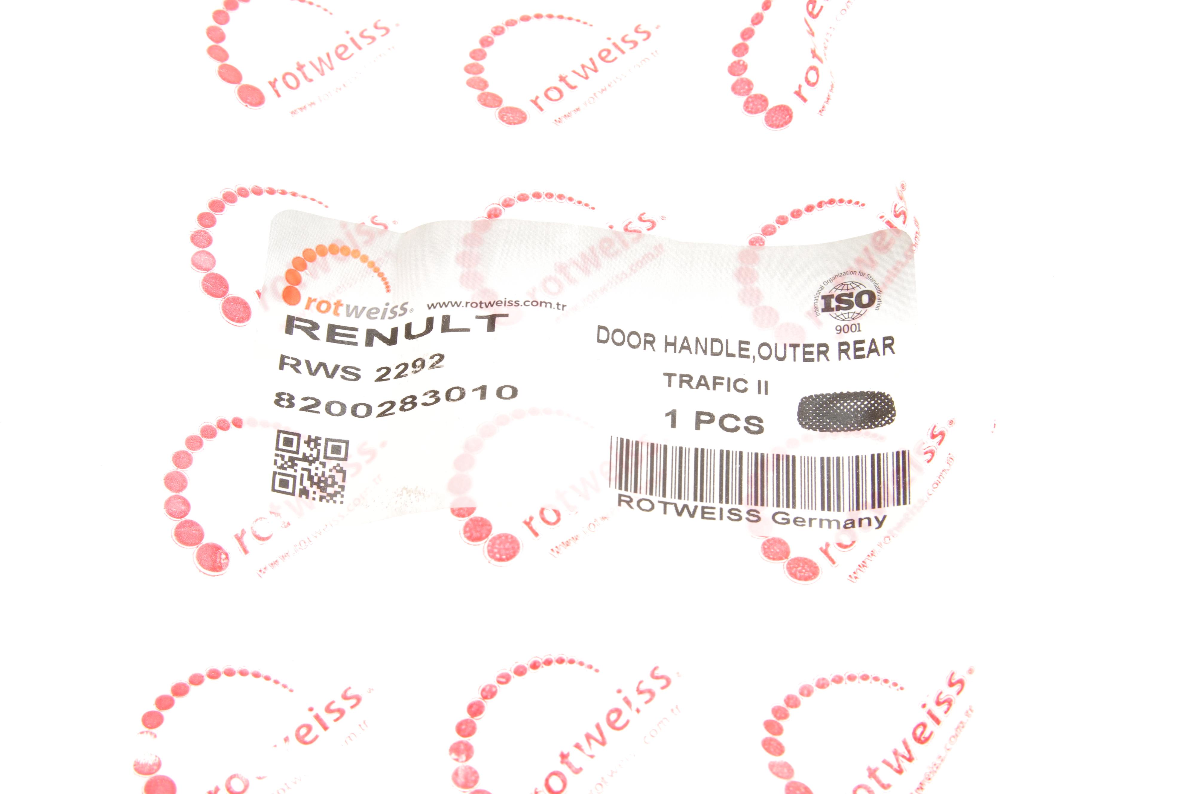 Ручка дверей (задніх/ззовні) Renault Trafic/Opel Vivaro 01-