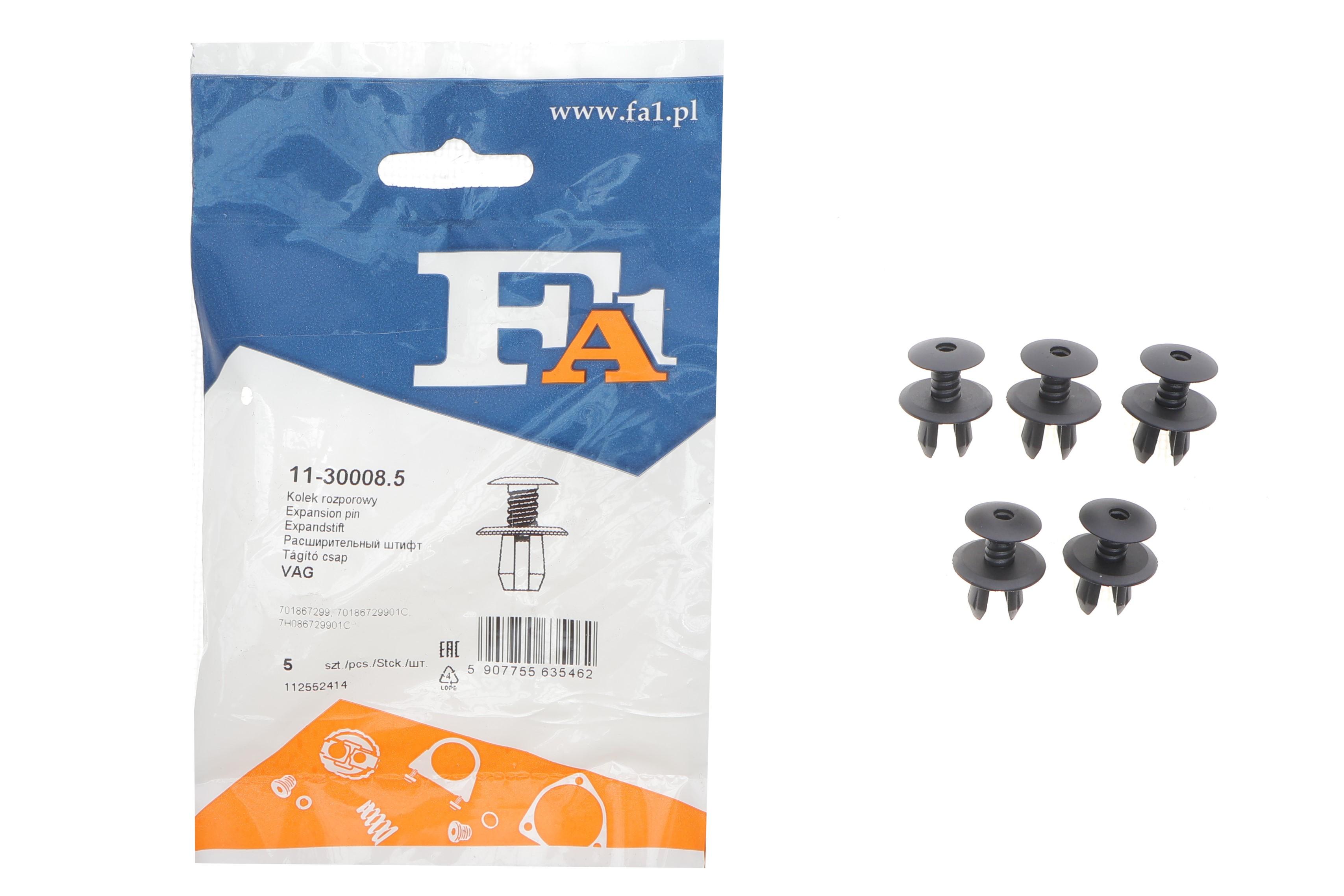 Кліпса кріплення обшивки (к-кт 5 шт) VW Golf VI/VPassat B5/B6/B7/T4/T5/T6 97-