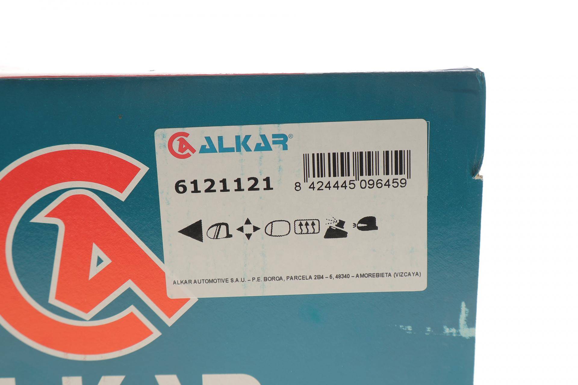 Дзеркало заднього виду (під фарбування) VW Golf V 07-13 (L) (електро/підігрів/з повор.)