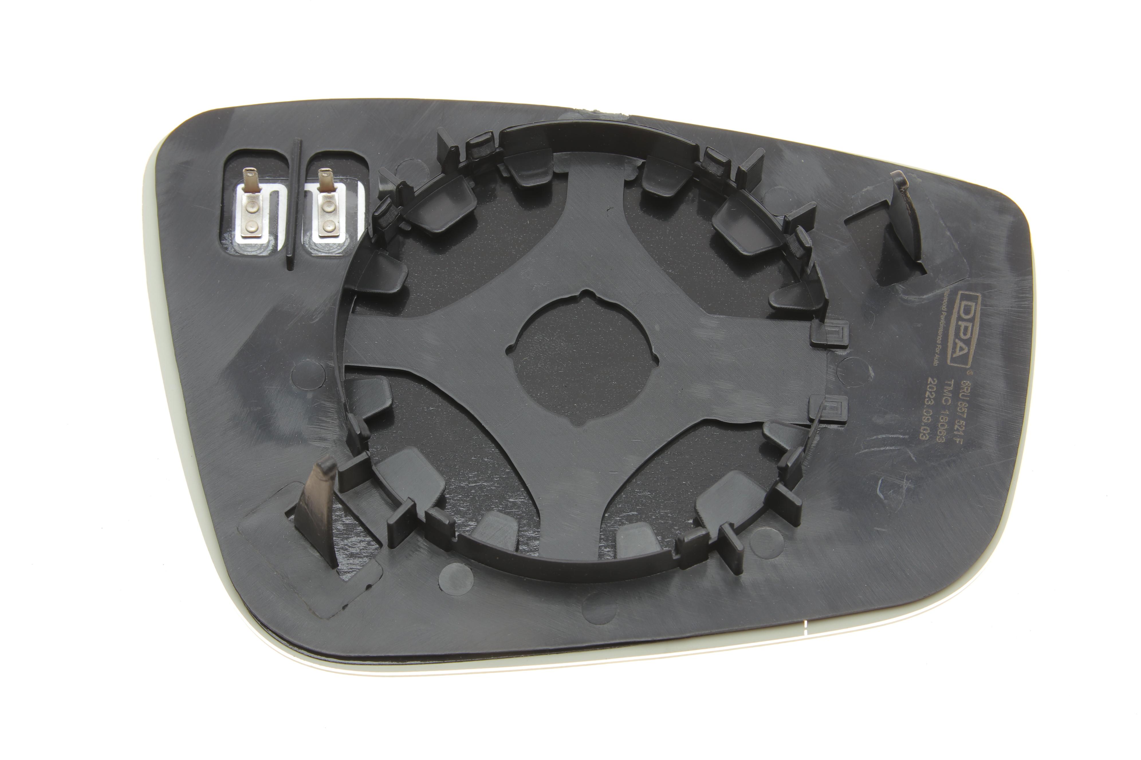 Скло дзеркала (з підігрівом) Skoda Citigo/VW Polo 10- (L)