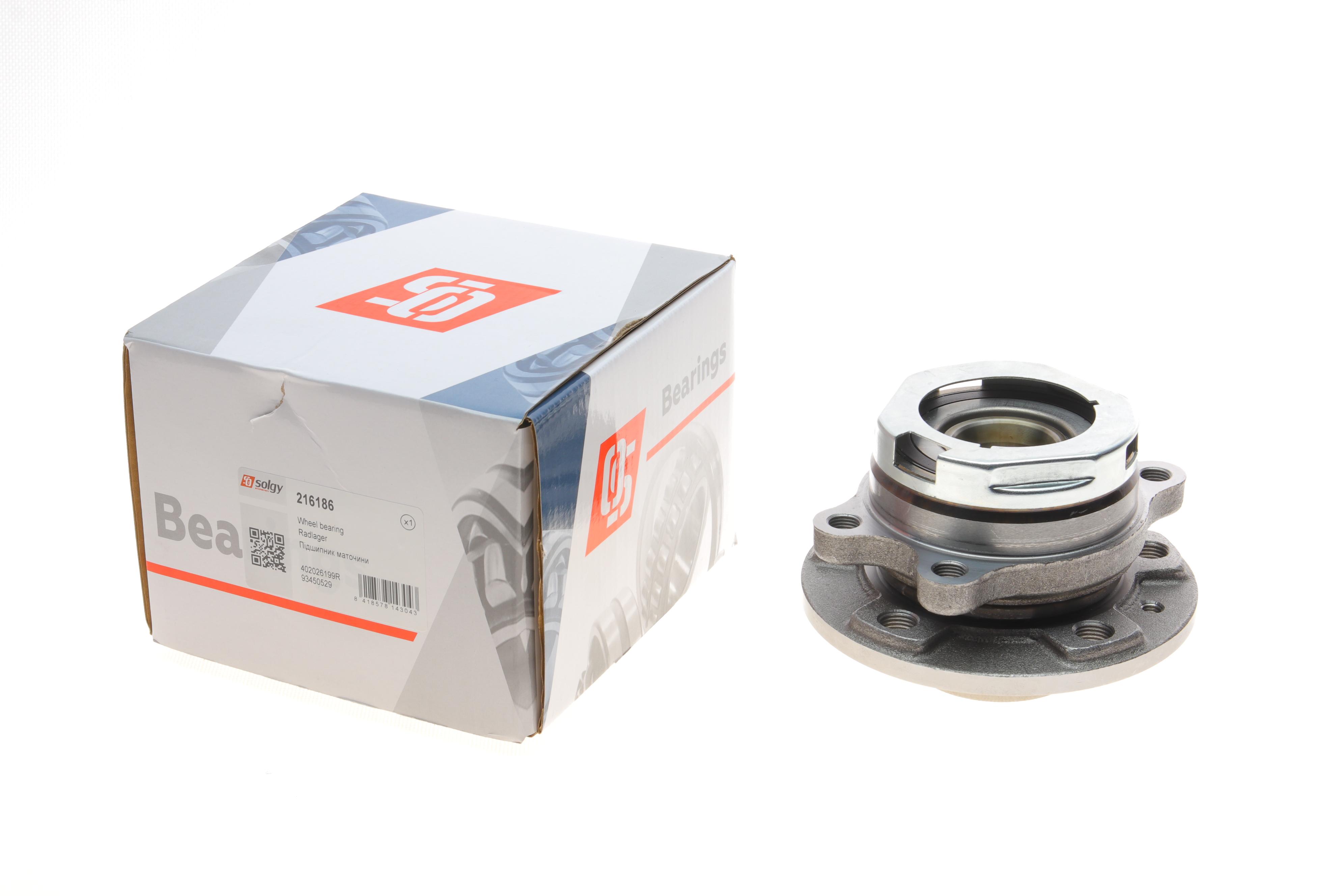 Підшипник маточини (передньої) Opel Vivaro/Renault Trafic III 1.6 CDTI 14- (+ABS)