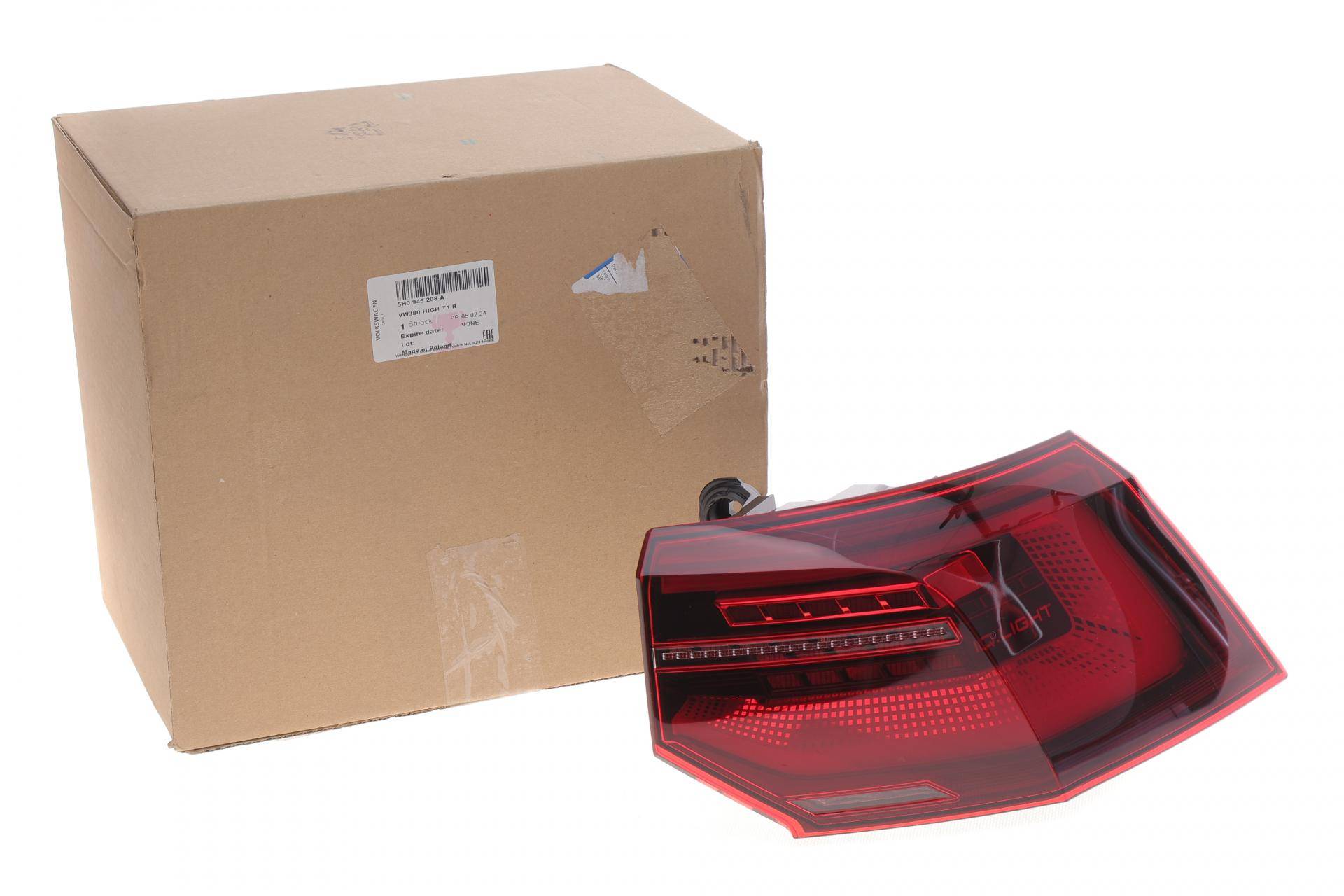 Ліхтар задній VW Golf VIII 20- (R) (зовнішній)