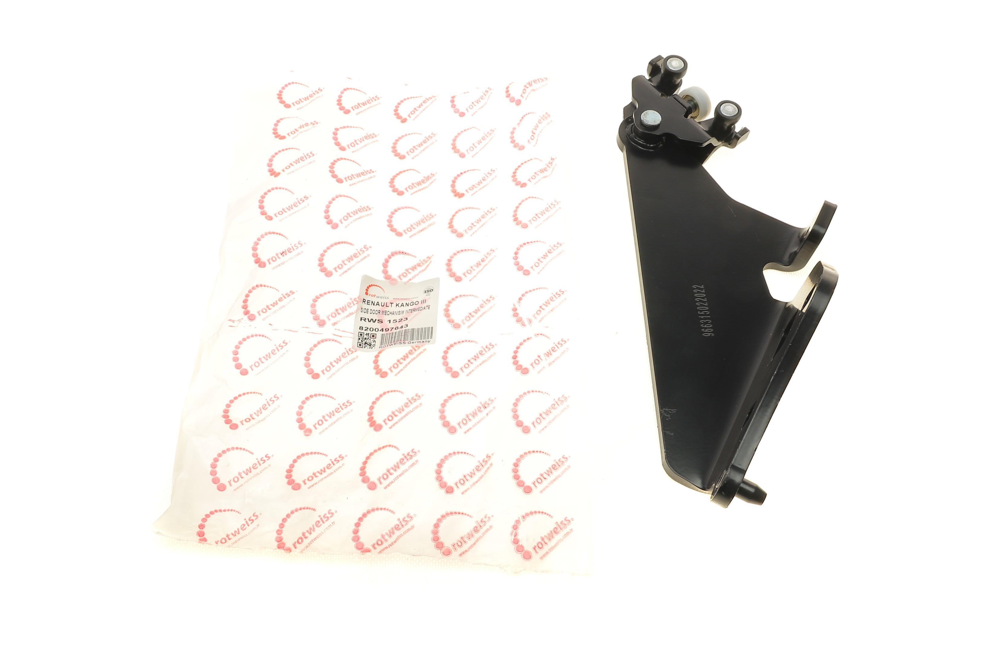 Ролик дверей (бічних/нижній) Renault Kangoo II 08-12 (R)(з кронштейном)