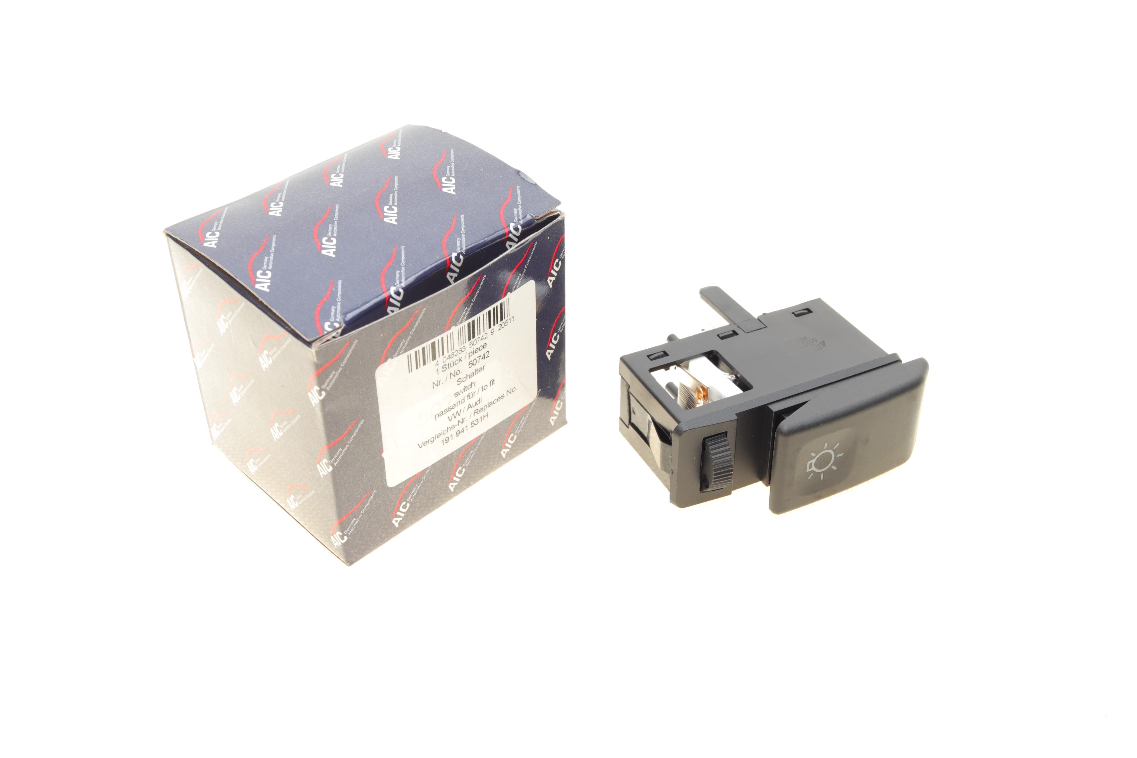 Перемикач світла фар VW Golf 83-92 (з регулятором)