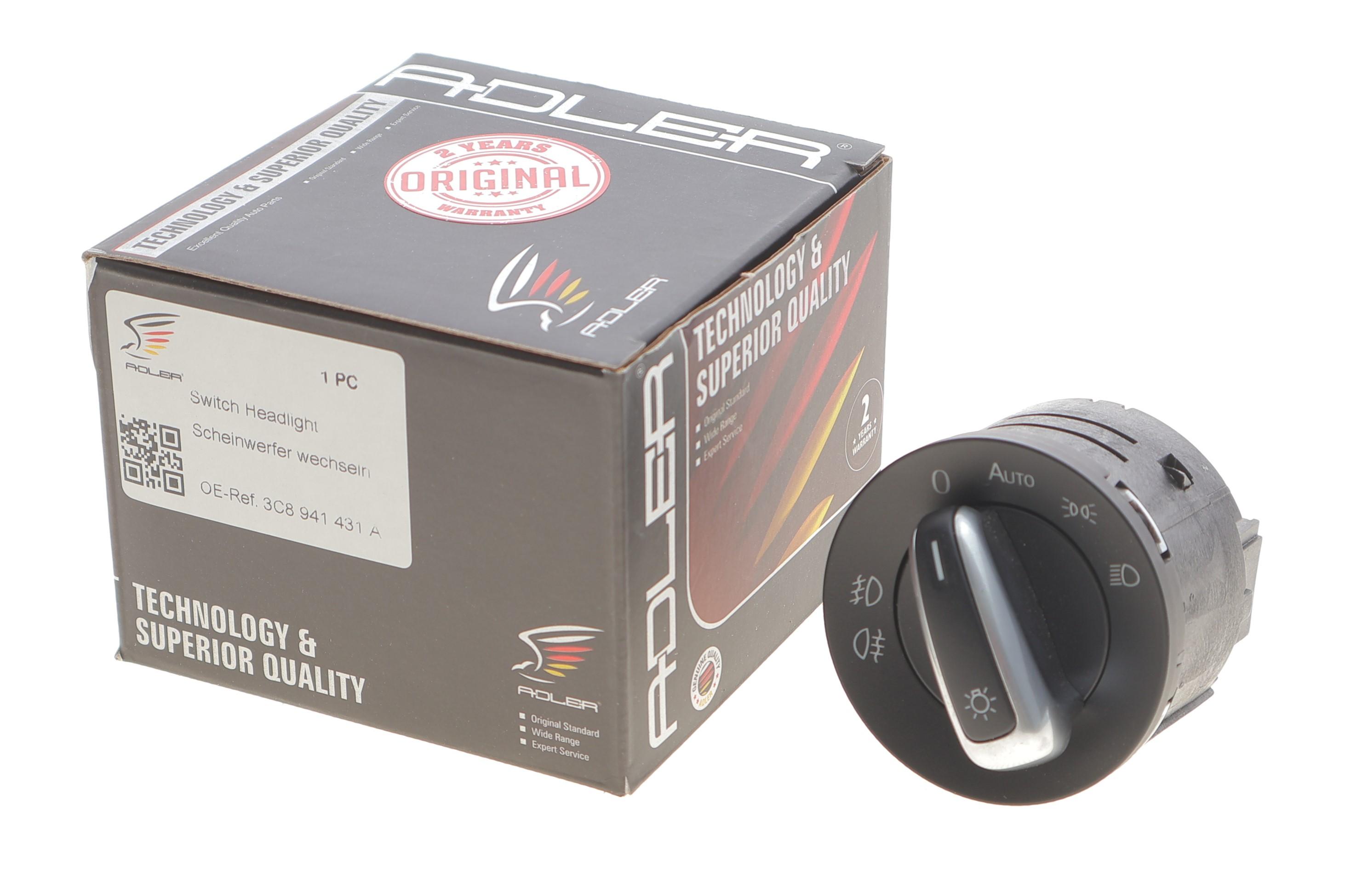 Перемикач світла фар VW Passat/Golf/Tiguan 05-