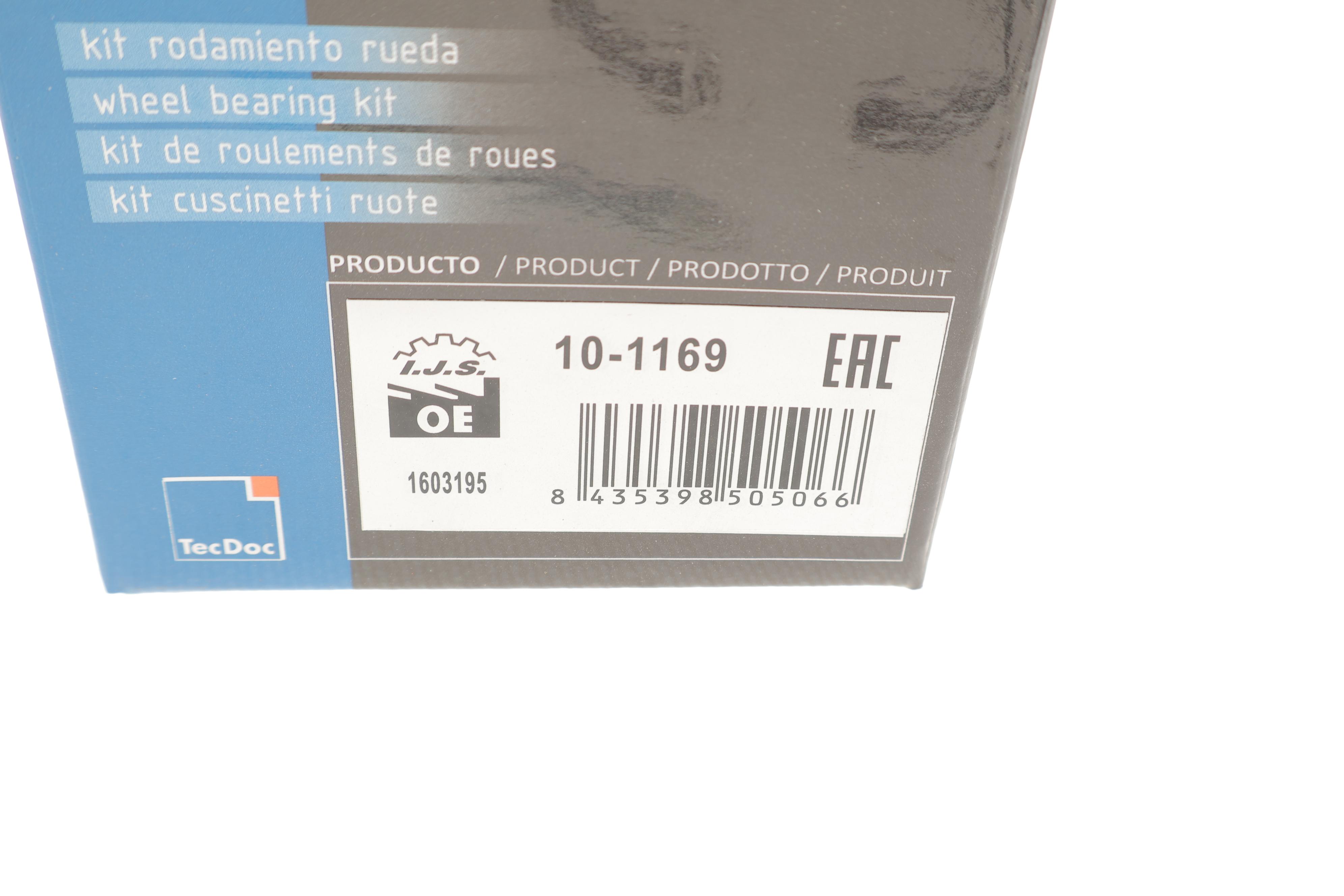 Підшипник маточини (передньої) Opel Astra F/Combo/Kadett/Vectra (34x66x37)(к-кт)