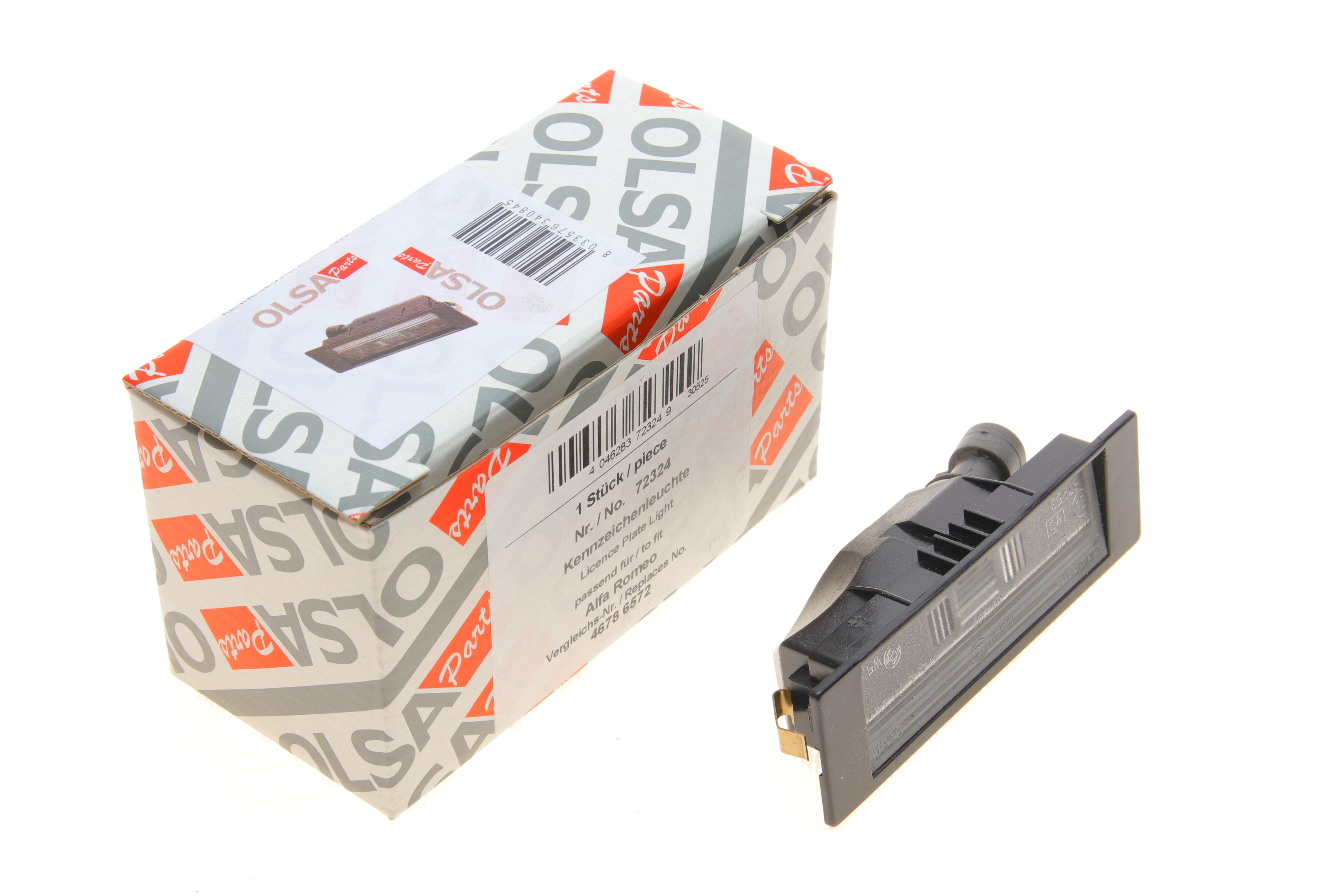 Підсвітка номера (заднього) Alfa Romeo 147 01-10