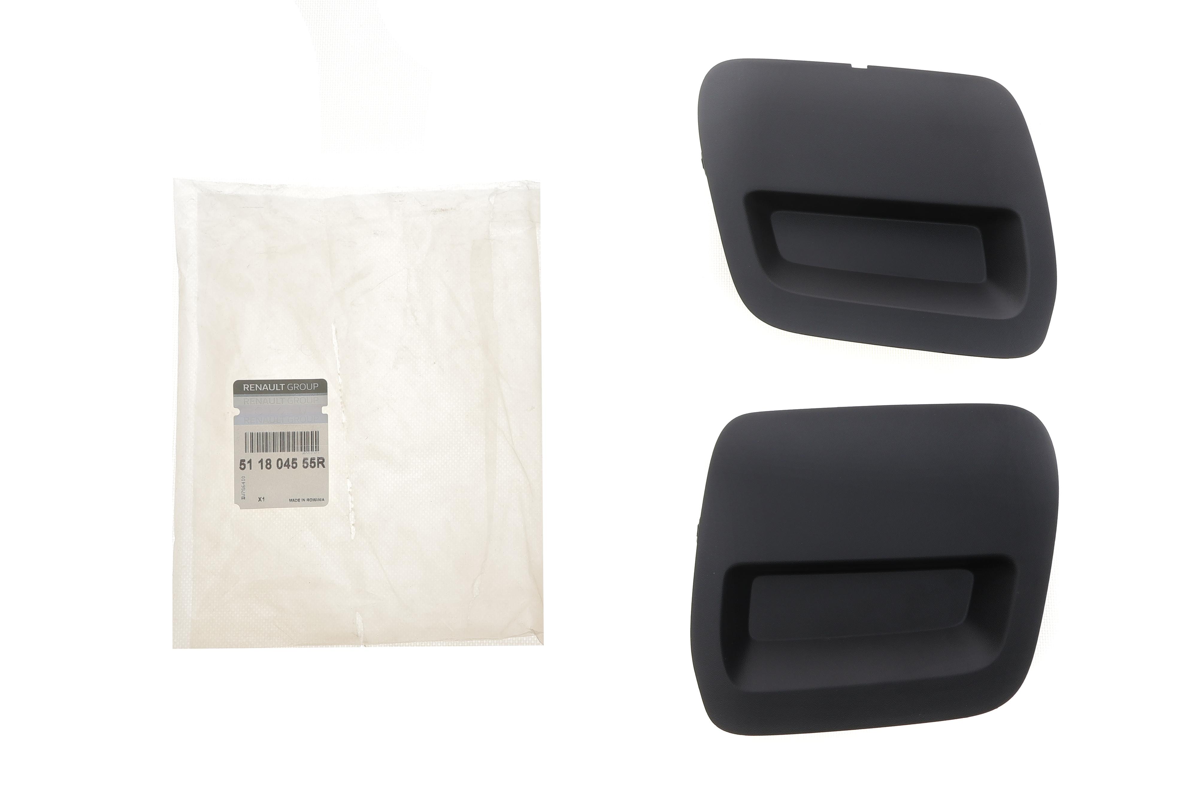 Захист петлі буксирувальної Renault Duster 17- (чорний) (к-кт)