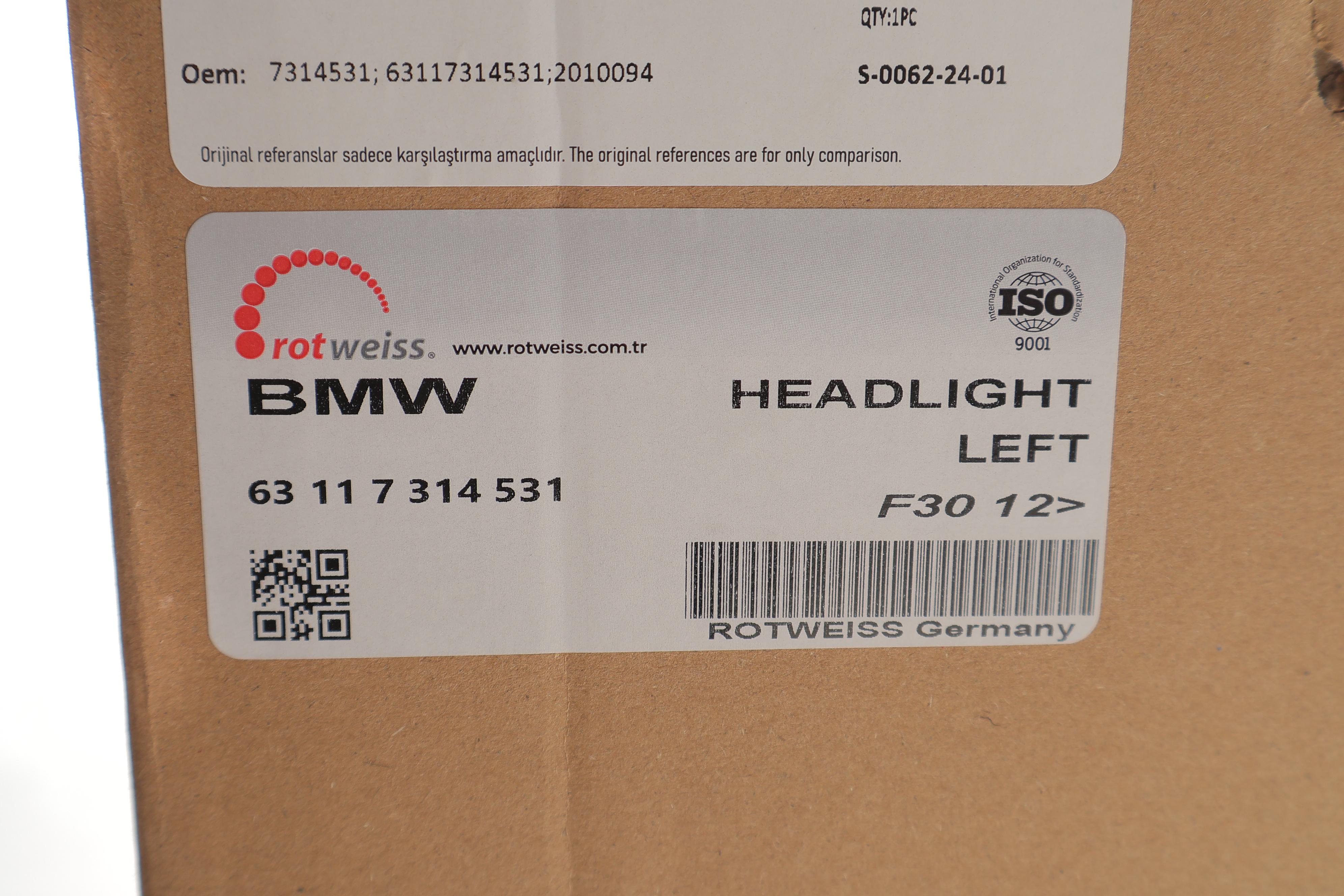 Фара (L) BMW 3 (F30/F80) 11-18 (Bi-Xenon)