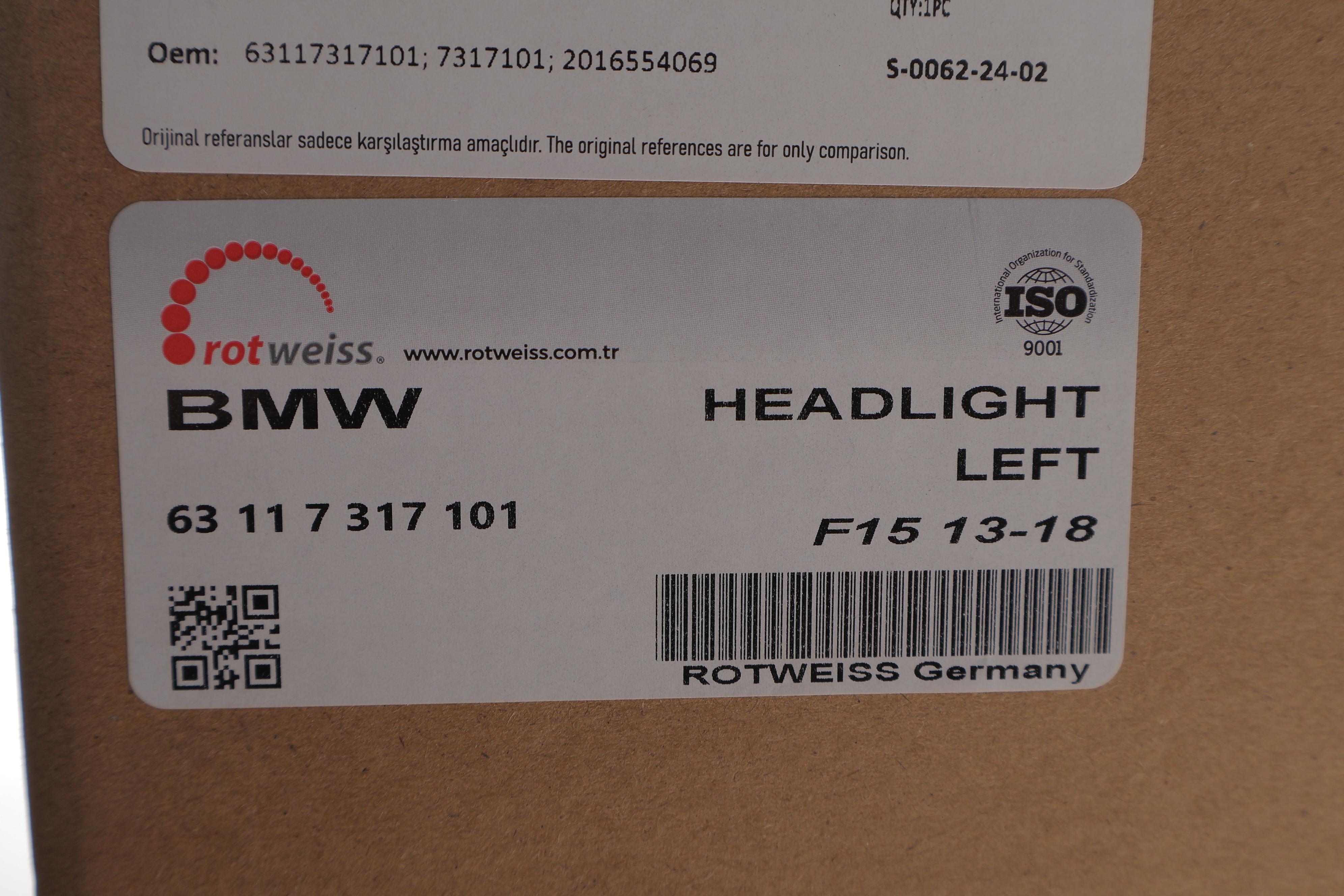 Фара (L) BMW X5 (F15/F85) 13-18 (Bi-Xenon)