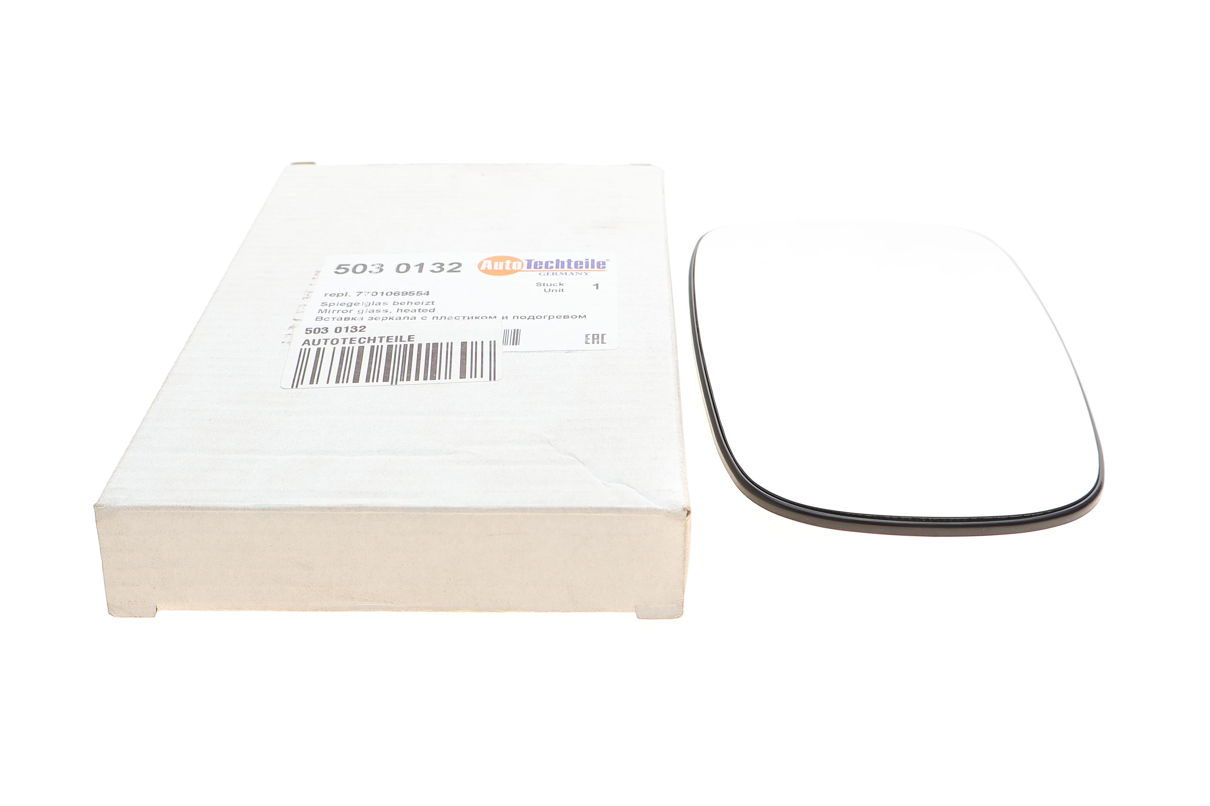 Скло дзеркала Renault Clio 09-