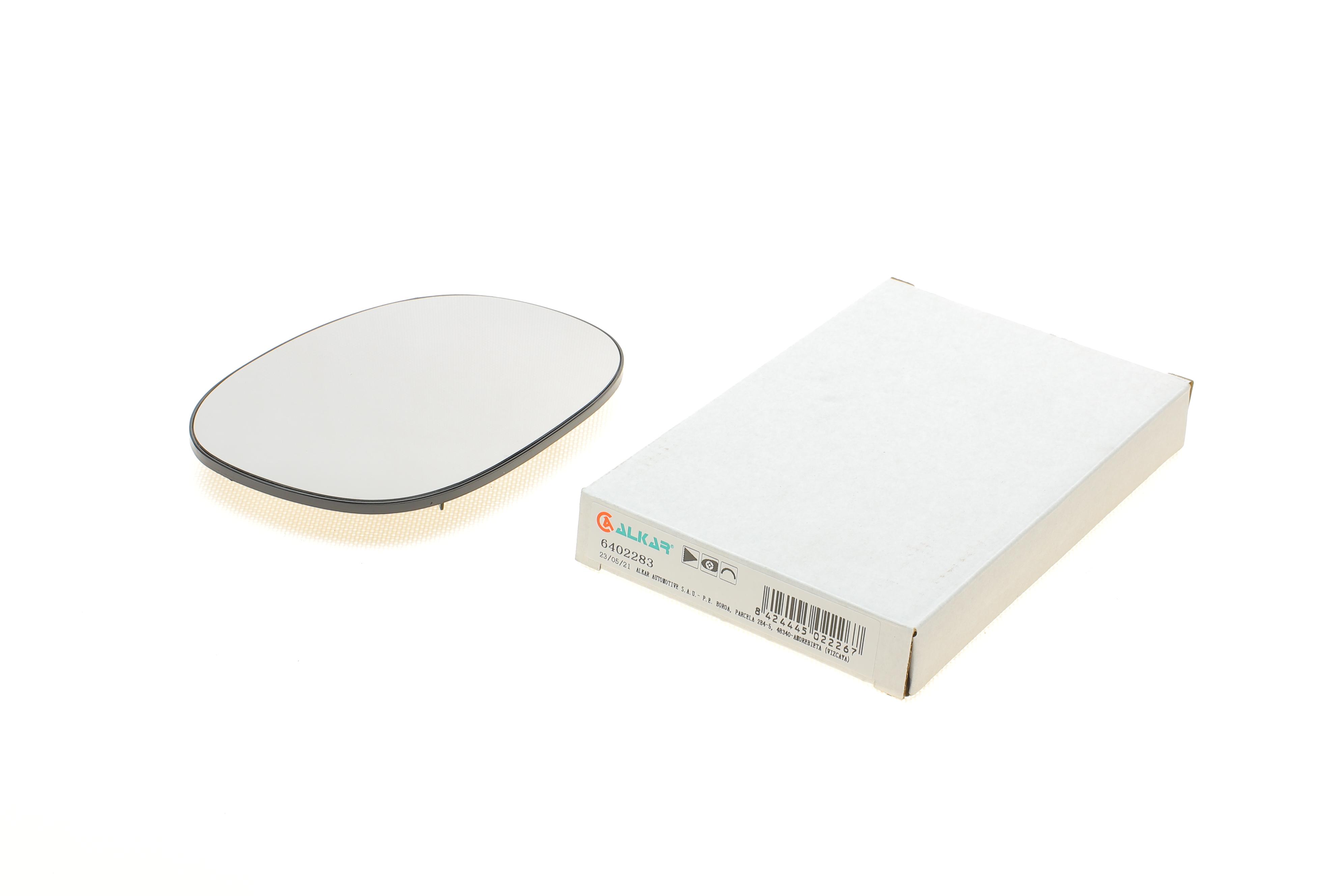 Скло дзеркала Citroen Xsara/Peugeot 206 1.0-2.0 HDi 98- (R)