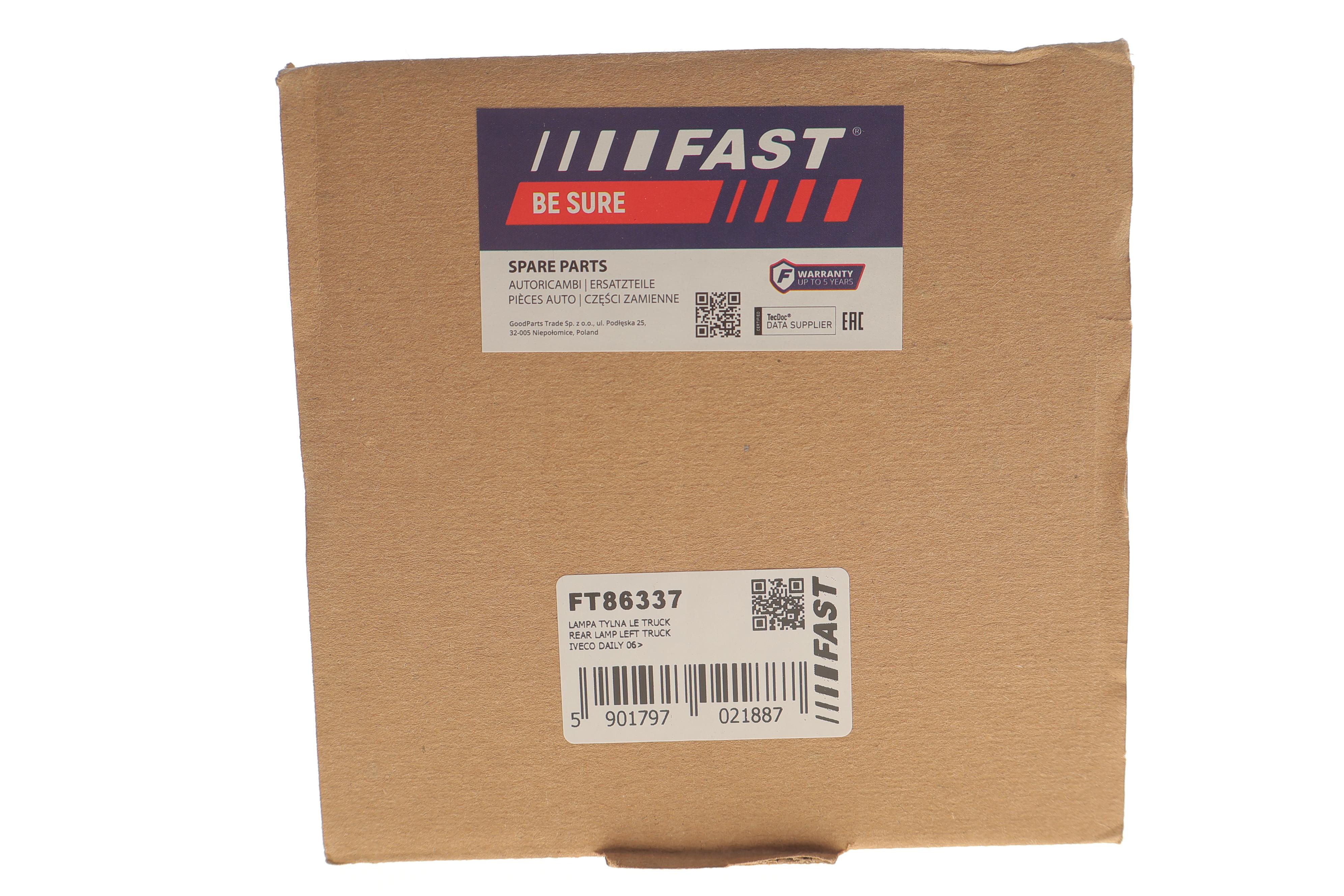 Ліхтар задній (L) Iveco Daily IV 06-11 (бортова платформа)