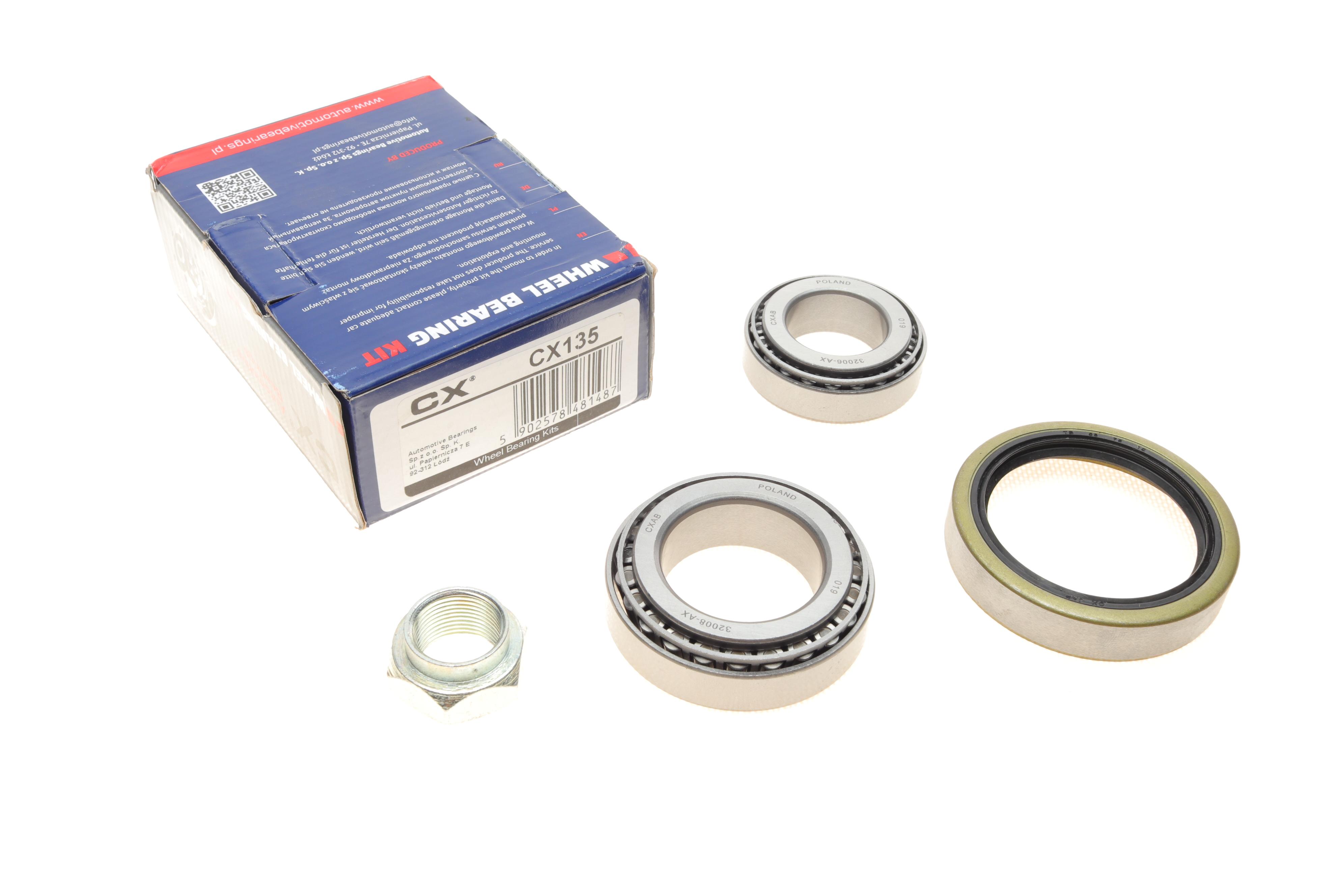 Підшипник маточини (задньої) Fiat Ducato 94- 15"