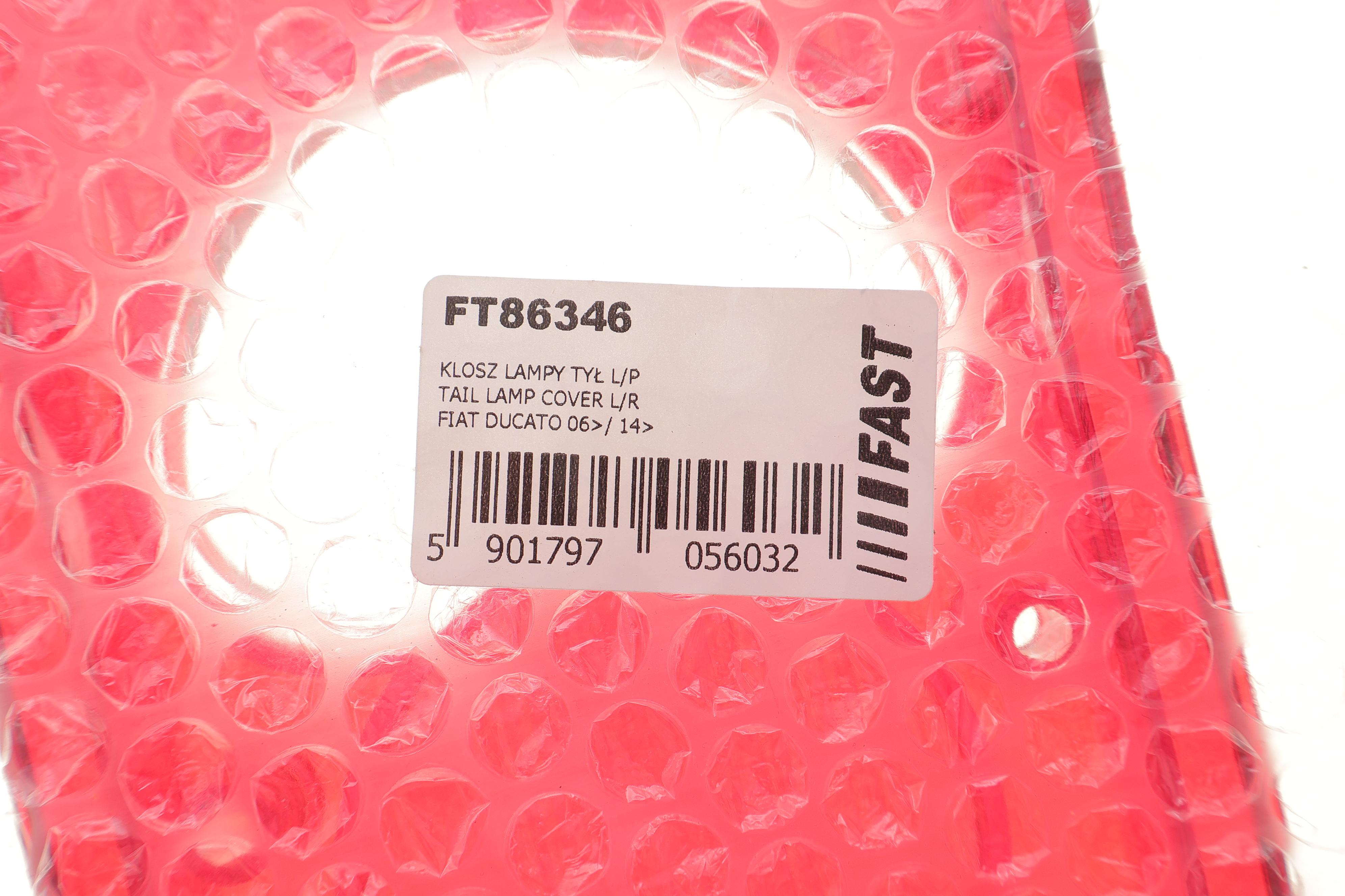 Скло ліхтаря (заднього) Citroen Jumper/Peugeot Boxer 2.2/3.0 HDi 06- (розсіювач) (без плати)