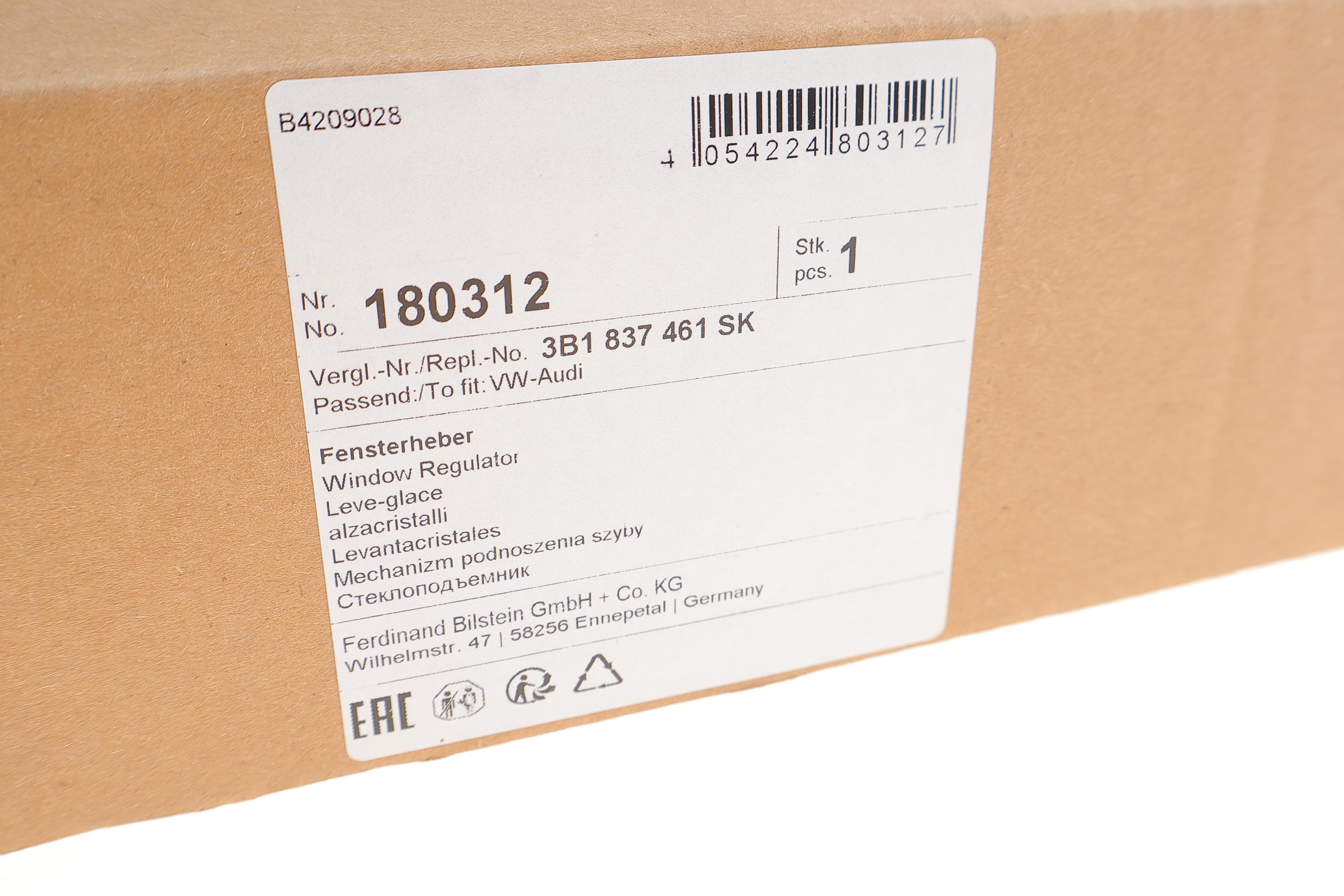 Склопідіймач (передній) VW Passat 96-05 (L) (електро) (без моторчика)