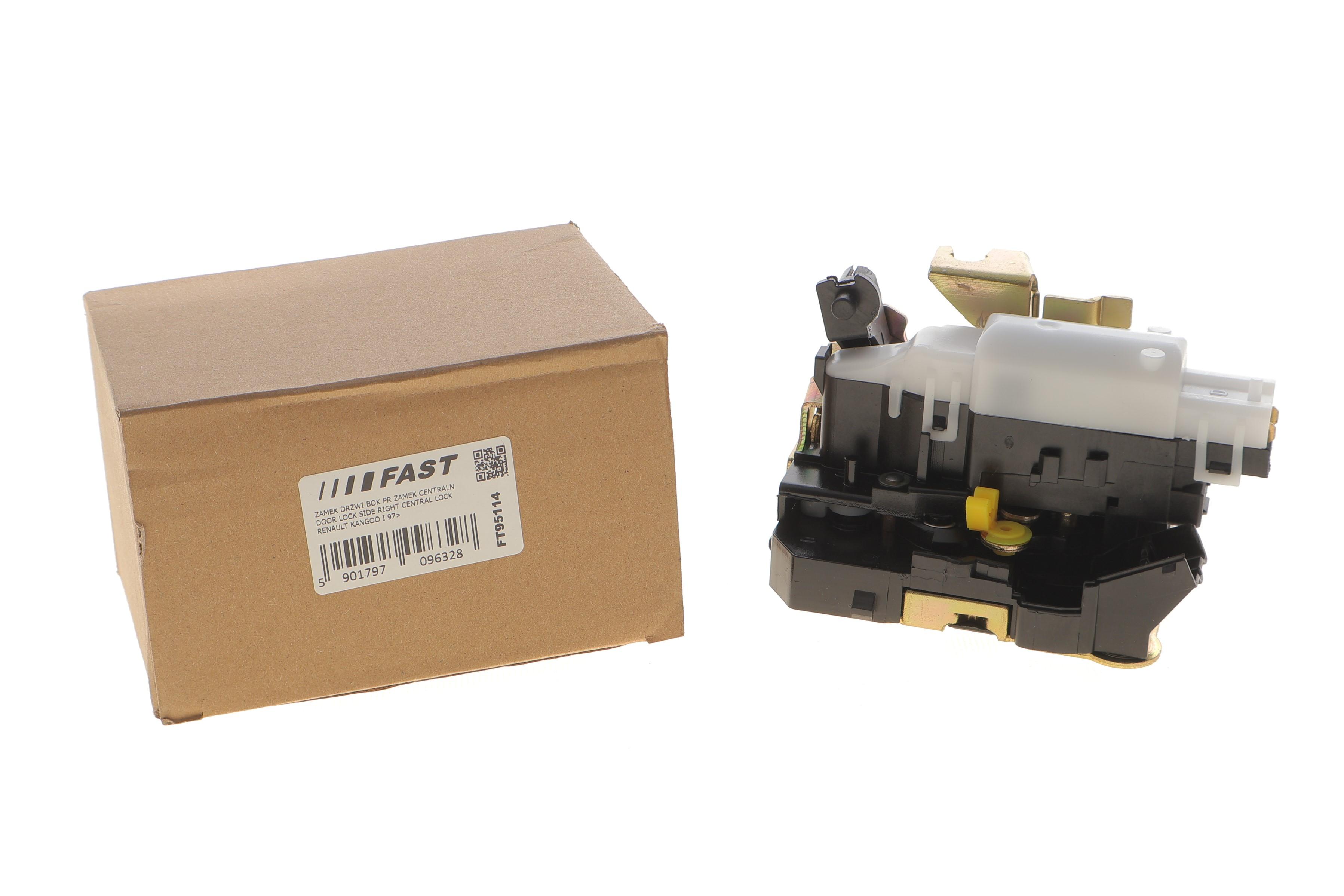 Замок дверей (бічних/R) Renault Kangoo 97-07 (електричний)