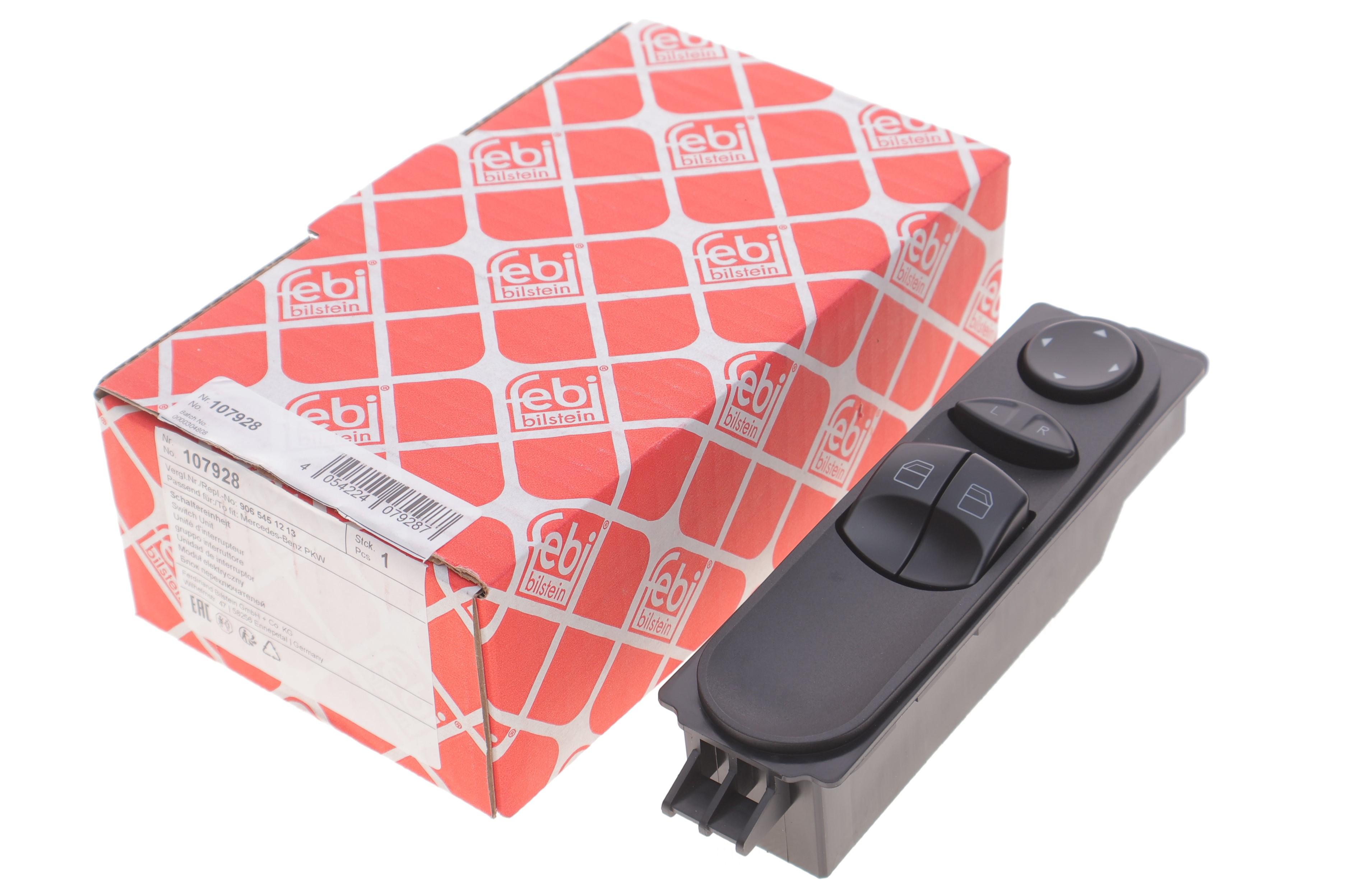 Кнопка склопідіймача і регулювання дзеркала VW Crafter/MB Sprinter 06- (L)