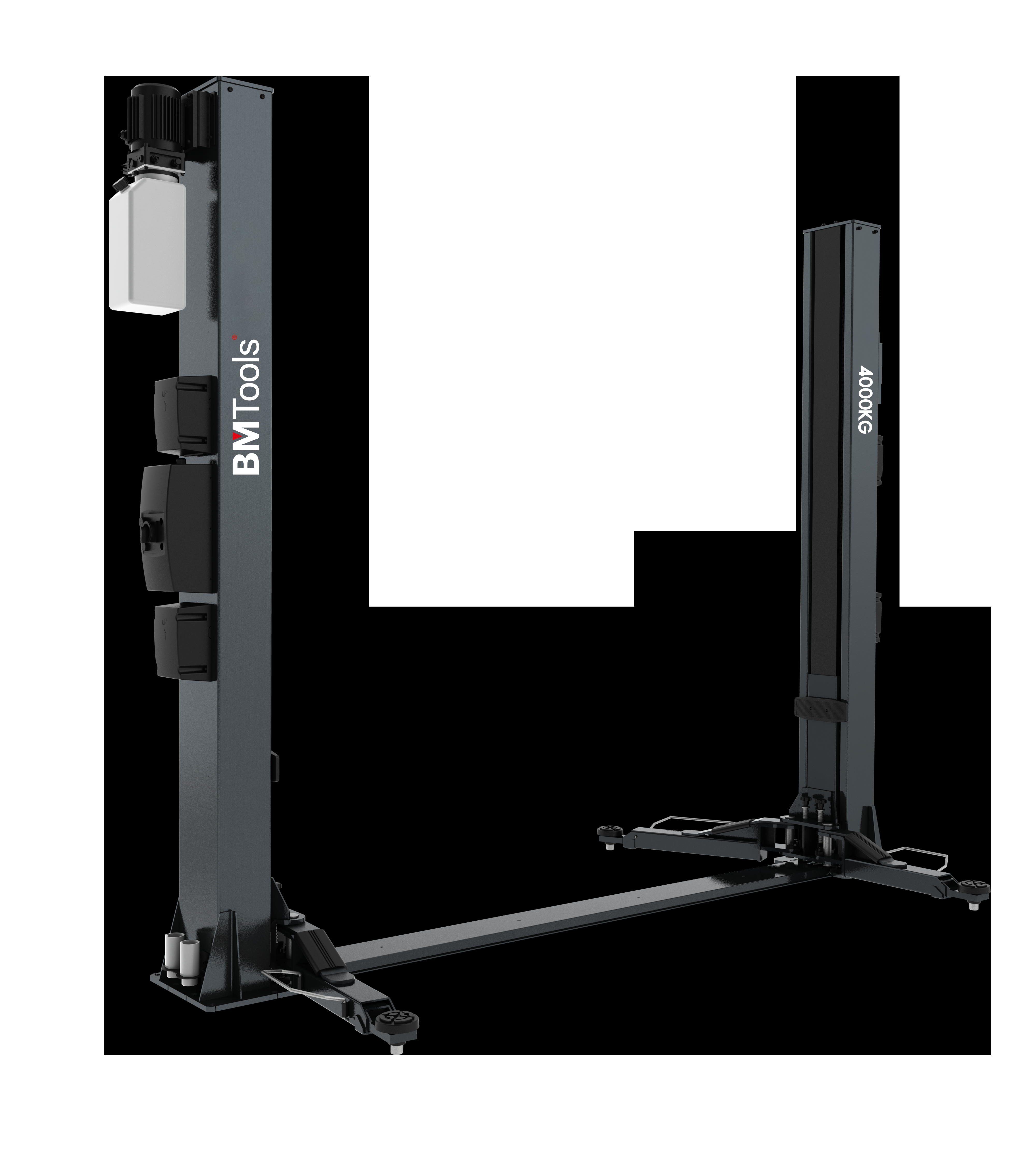 Підйомник двостійковий BM TOOLS 4000 кг 380В з нижньою синхронізацією (без монтажу)