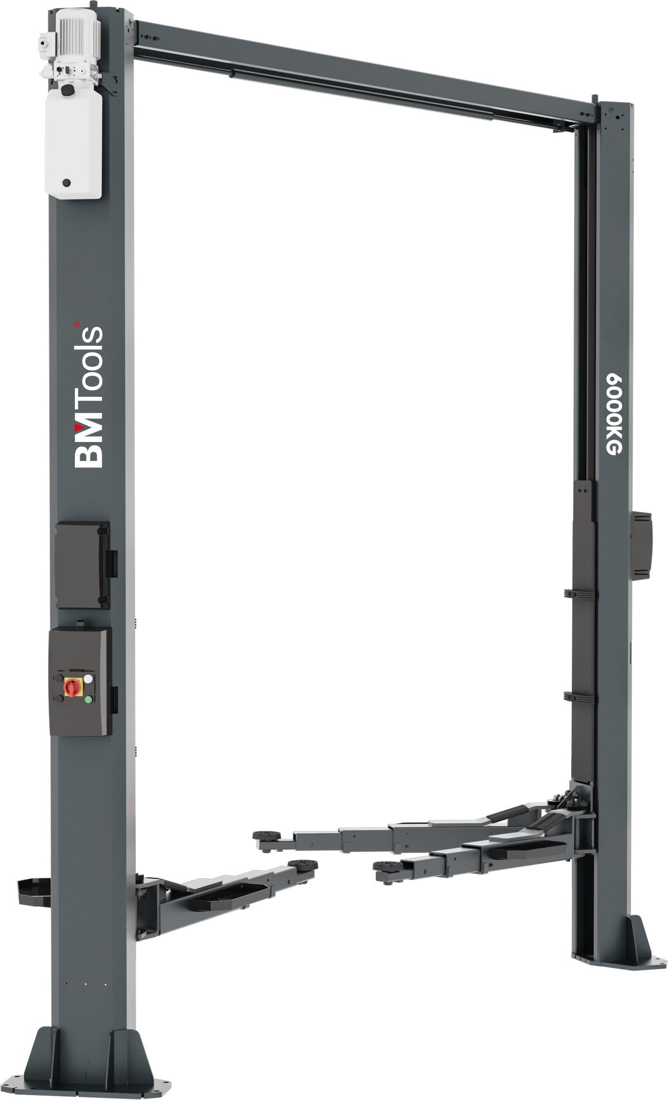 Підйомник двостійковий BM TOOLS 6000 кг 380В верхньою синхронізацією (без монтажу)