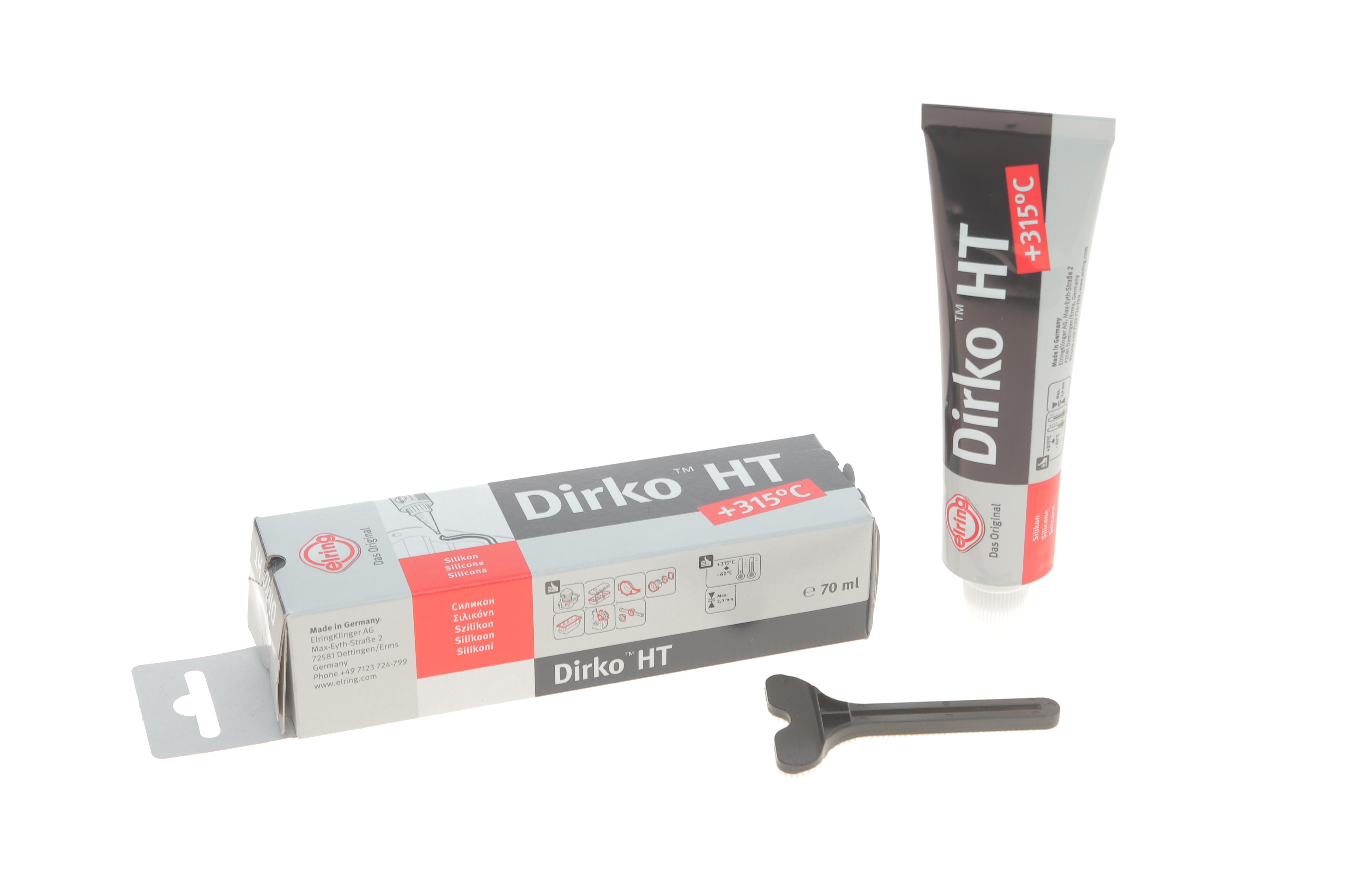 Герметик Dirko HT (-60°C +315°C) 70мл (чорний)