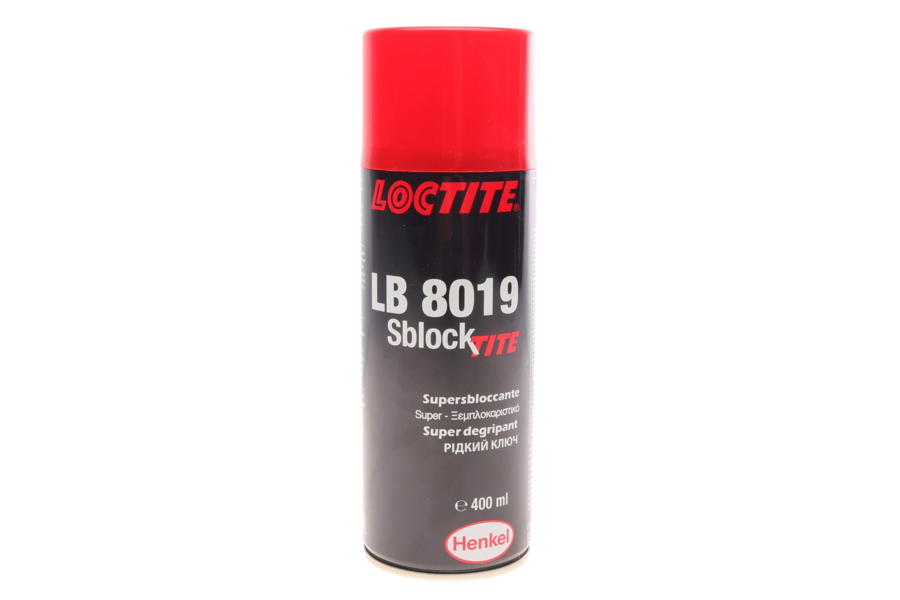 LOCTITE LB 8019, 400ML Змазка, розкислювач іржі, рідкий ключ, (утримання розчинників 89%)