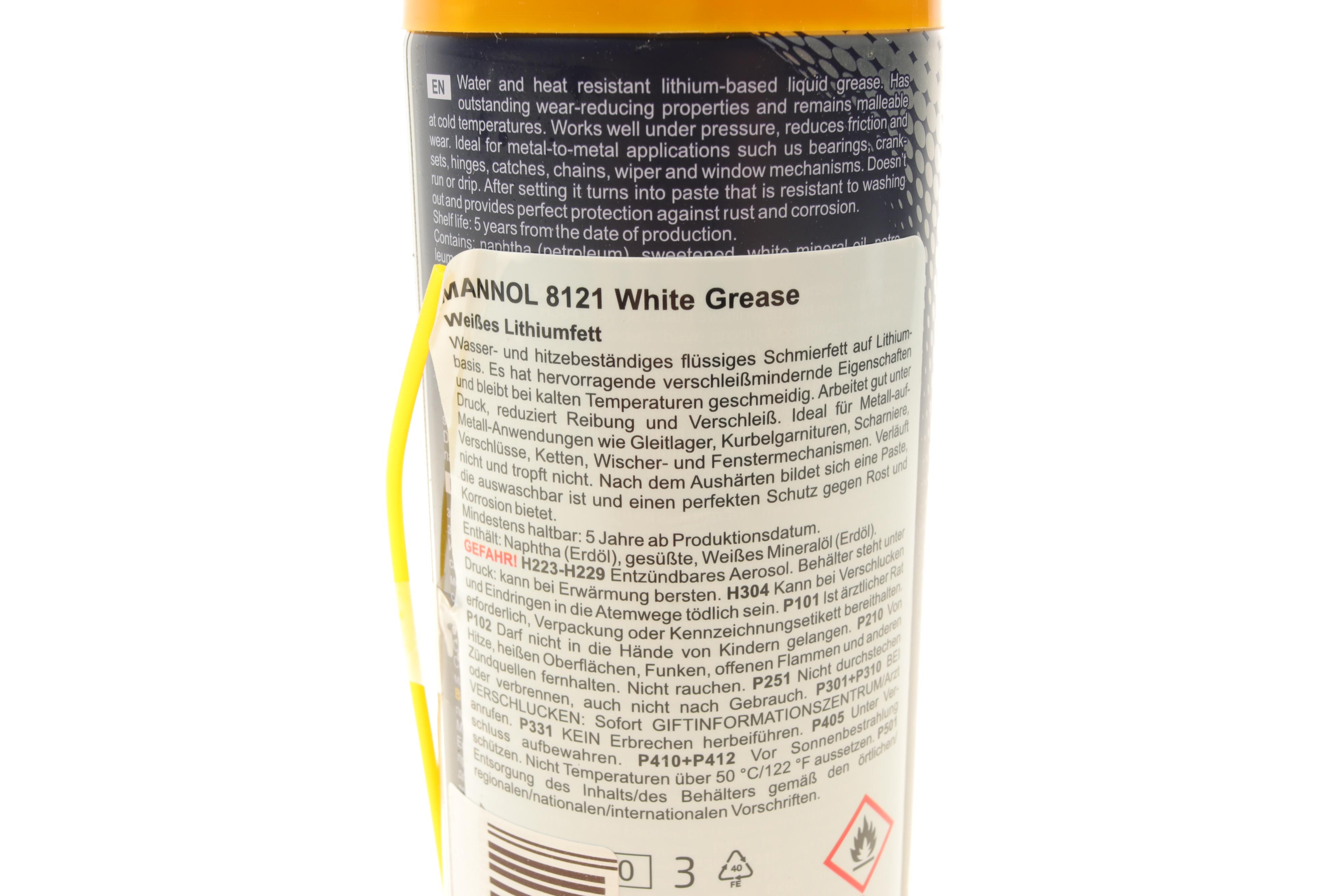 Смазка універсальна (спрей/біла/літіева) White Grease (450g)