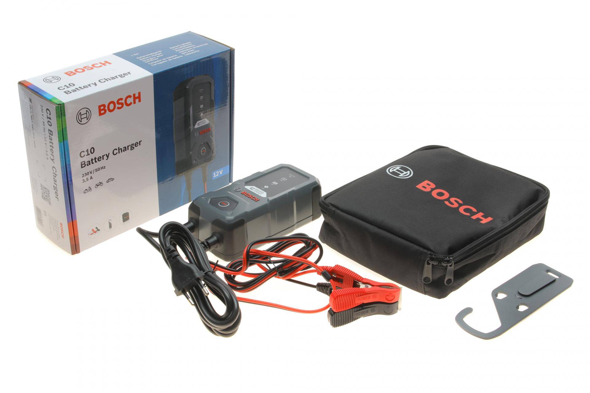 Зарядний пристрій C10 (12V) (для акум. ємністю від 5Ah до 120Ah) 3.5A (EFB/GEL/VRLA/AGM)