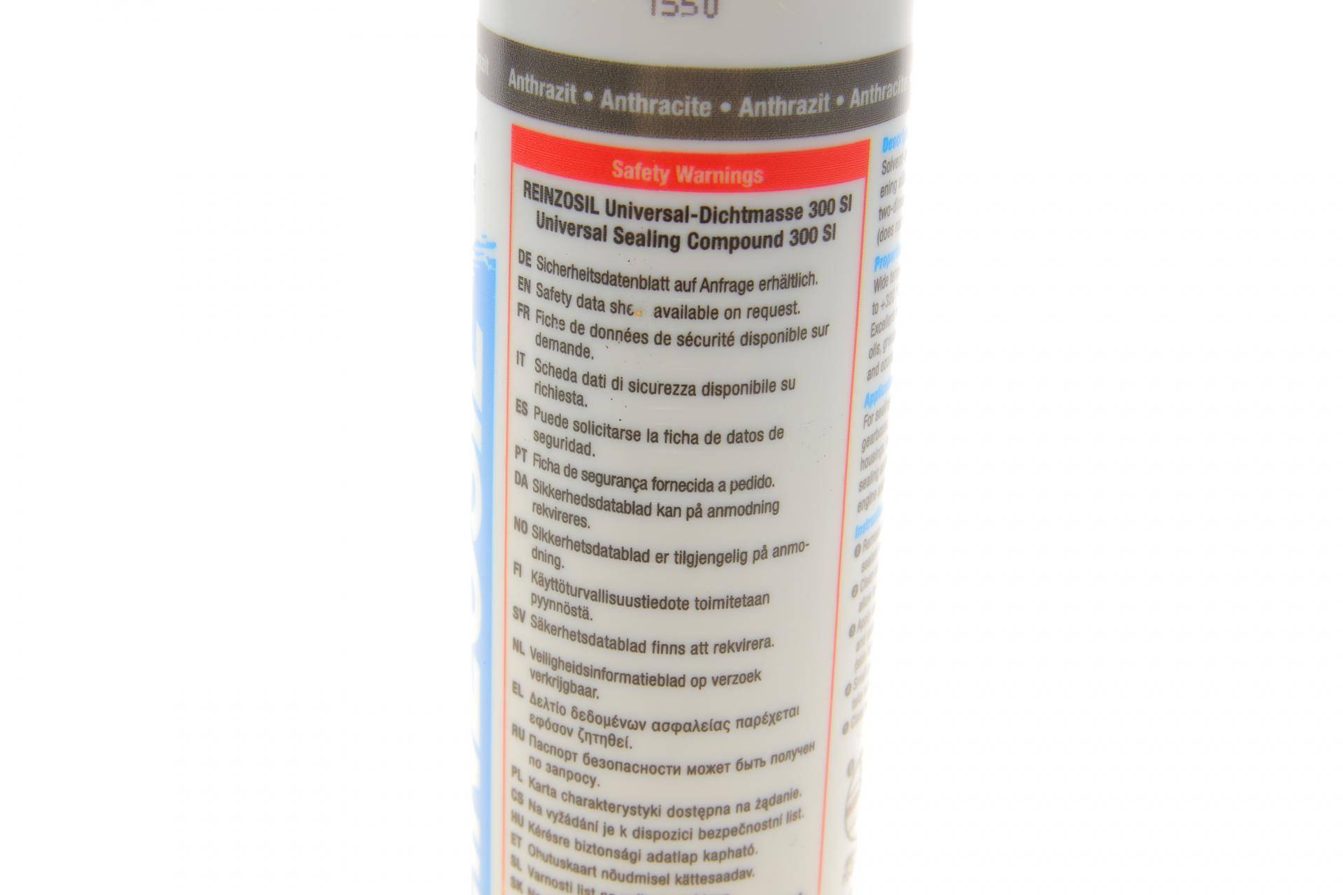 Герметик Reinzosil Tube -50°C +320°C, 310мл (антрацит)