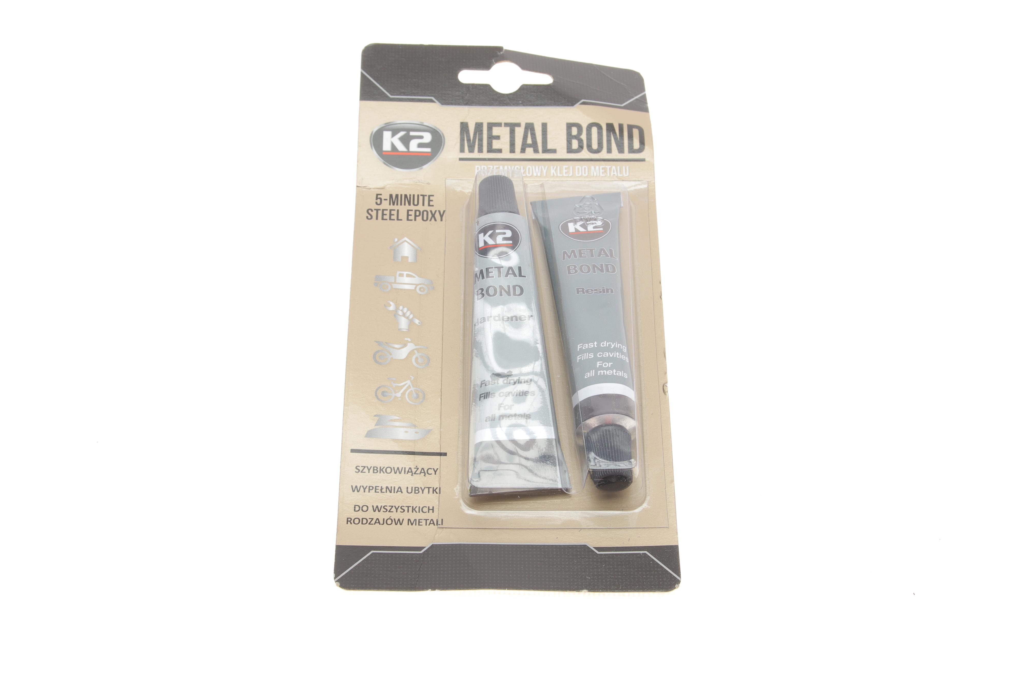 Клей двокомпонентний оксидний для металу Metal Bond (56g)