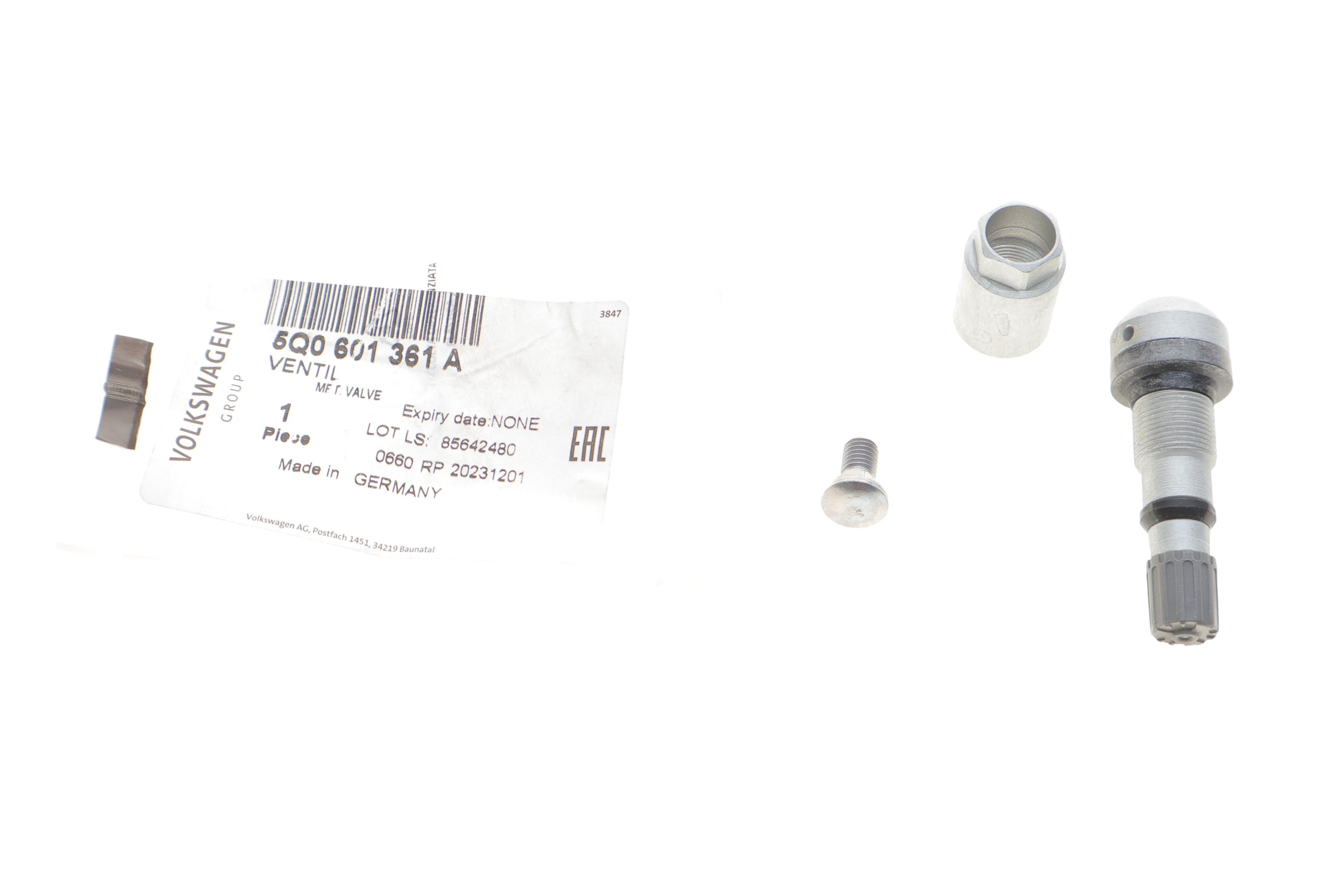 Клапан повітряний колісного диску L-64 mm